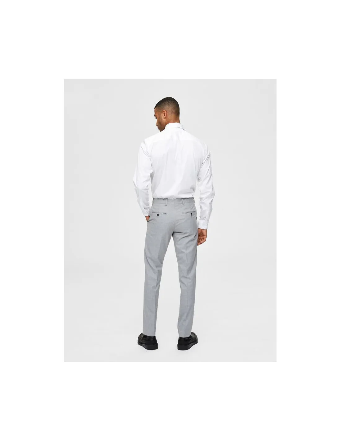 Pantaloni grigi uomo Slhslim Mylologan Selected
