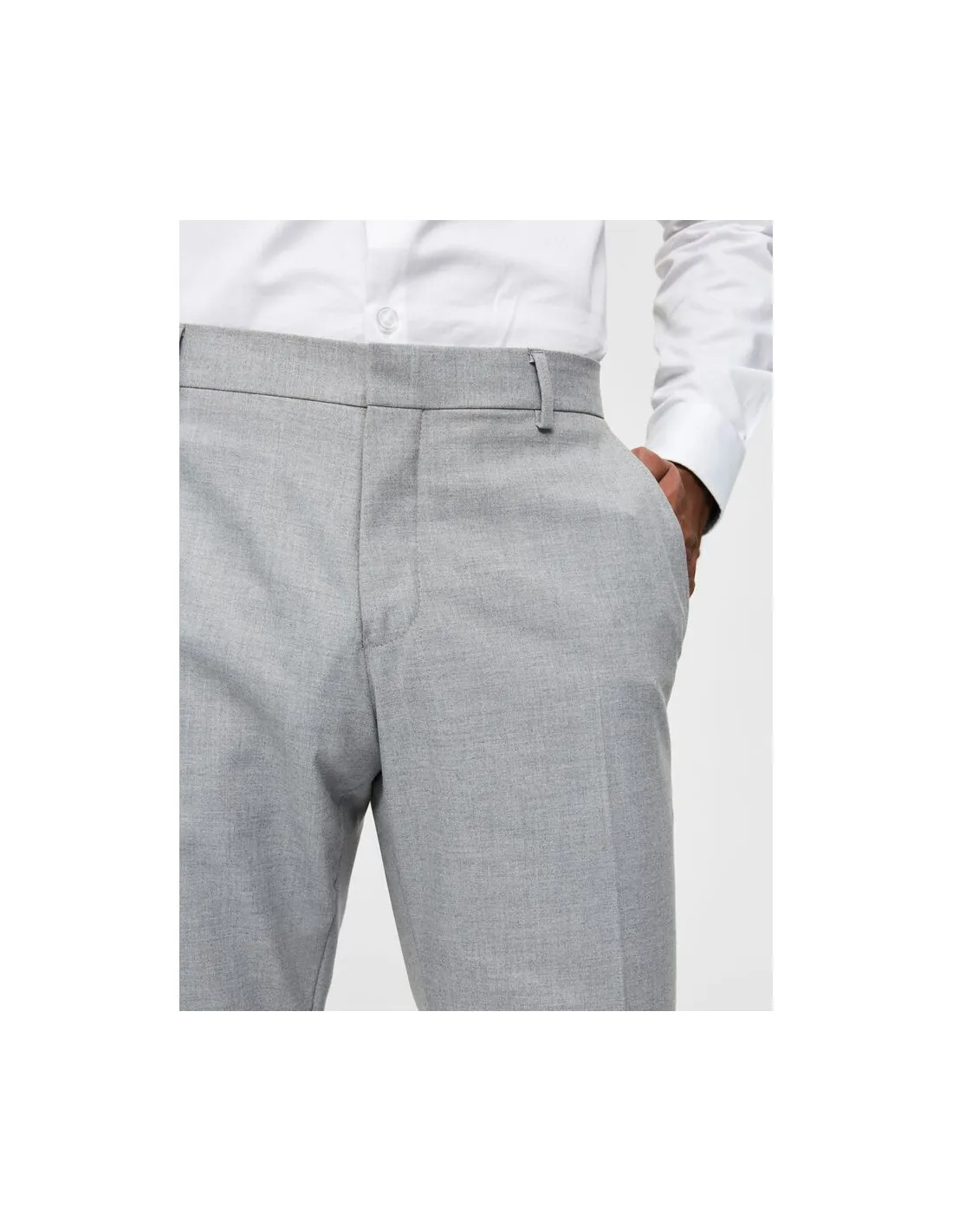 Pantaloni grigi uomo Slhslim Mylologan Selected
