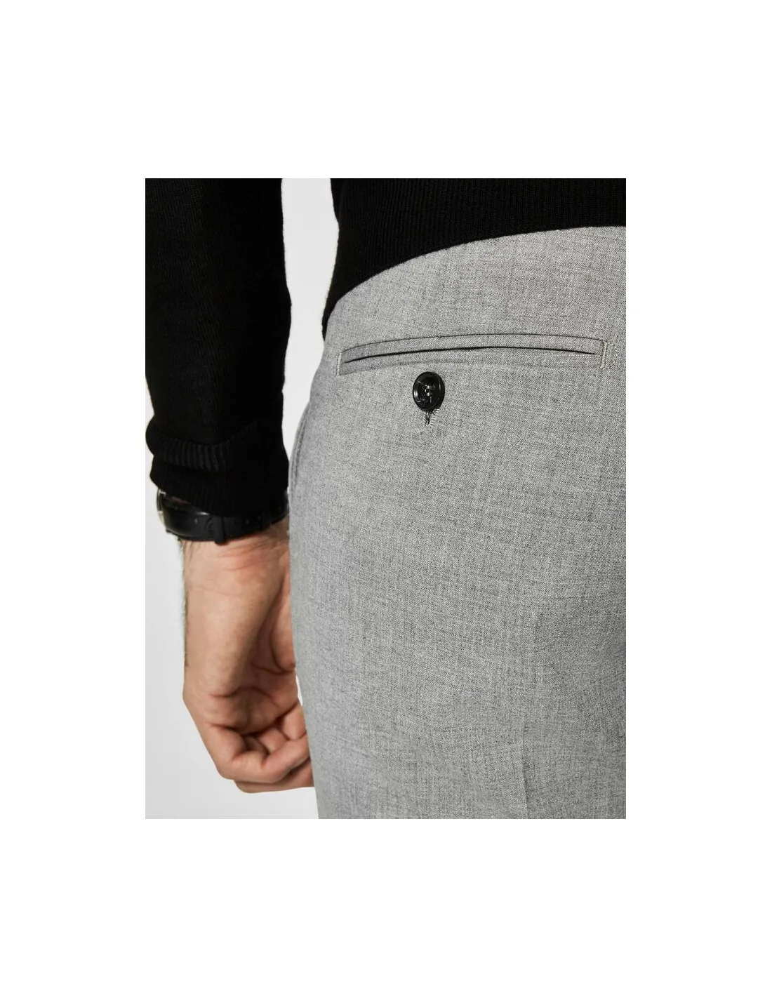 Pantaloni grigi uomo Slhslim Mylologan Selected