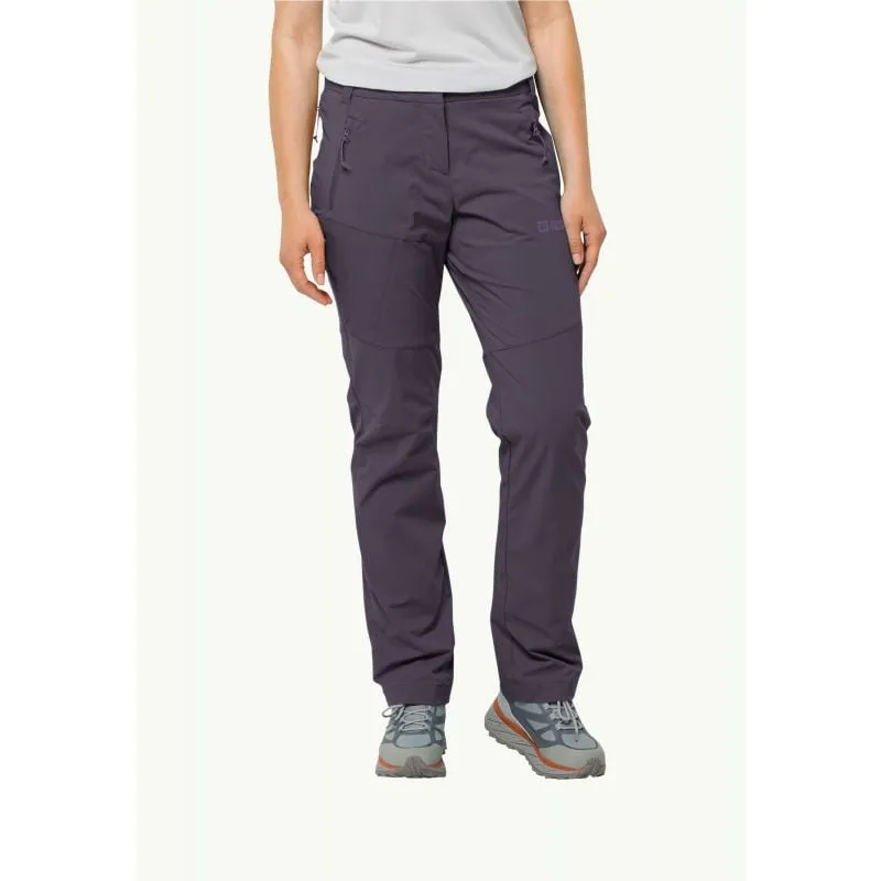 Pantaloni JACK WOLSKINS GLASTAL PANTS W (Dark Grape) da donna