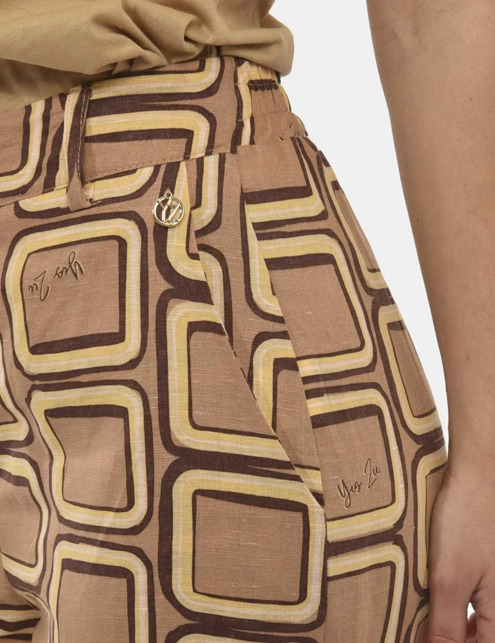 Pantaloni Yes Zee Beige