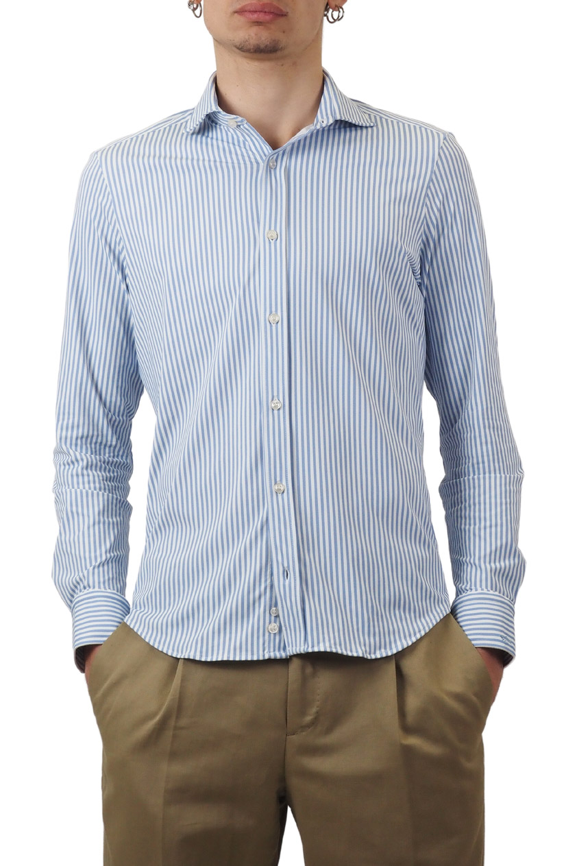Paul & Shark camicia uomo performance riga celeste