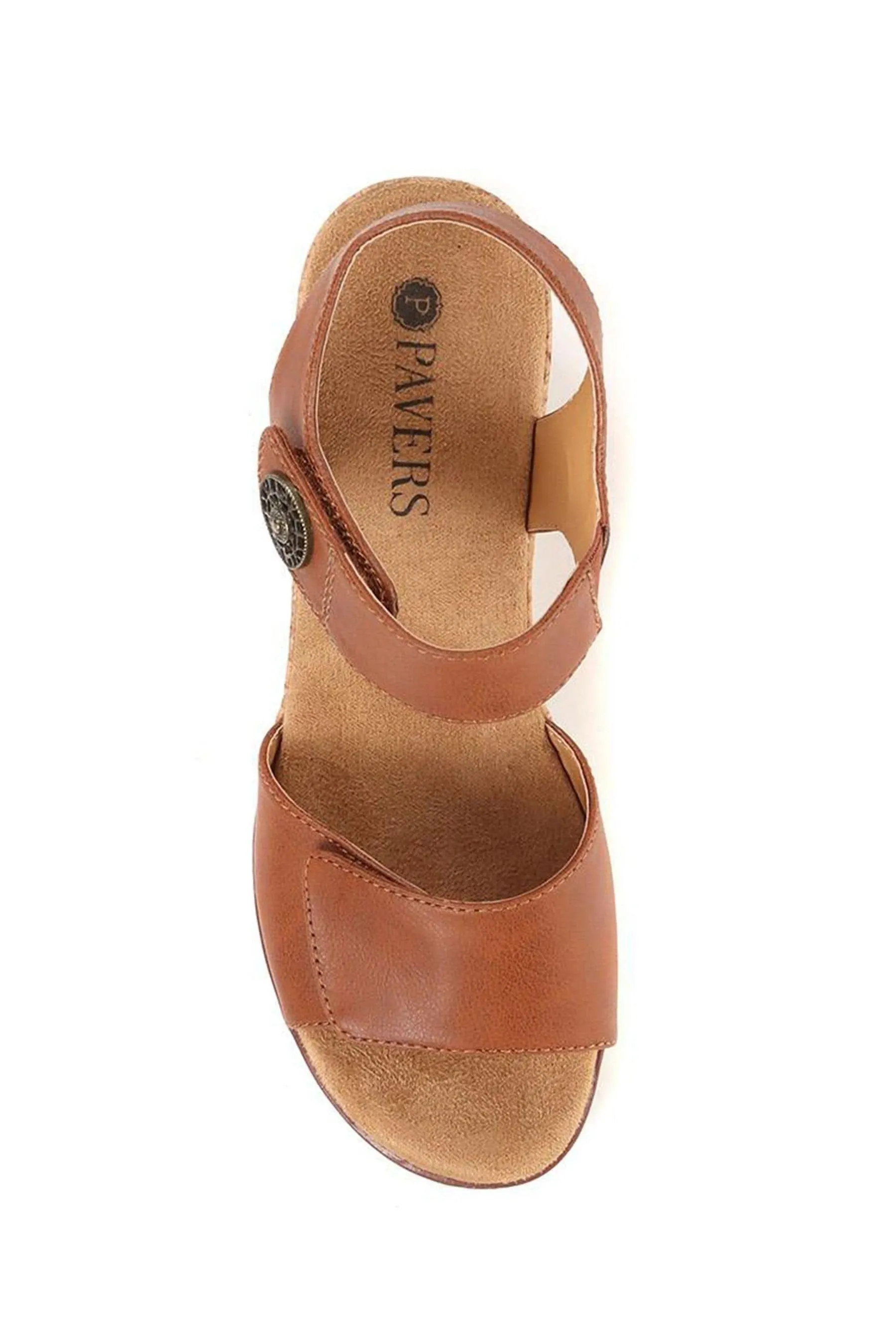 Pavers - Marrone con zeppa regolabile - Sandali