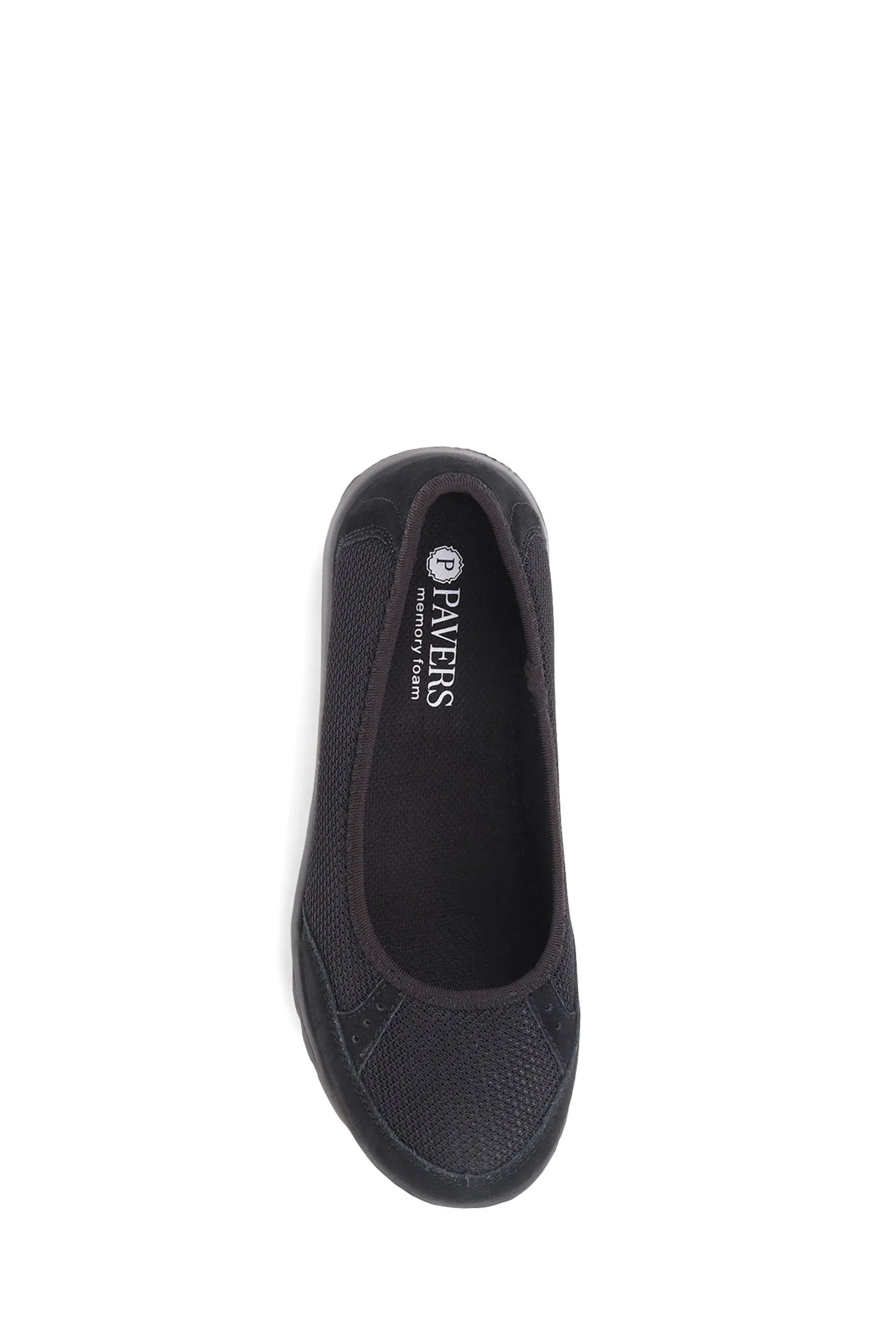 Pavers - Nero senza lacci - Sneakers leggere