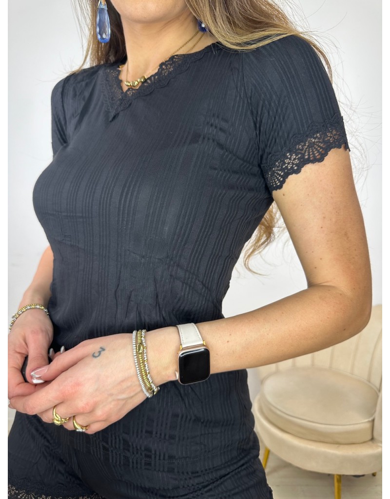 PIGIAMA CLELIA NERO