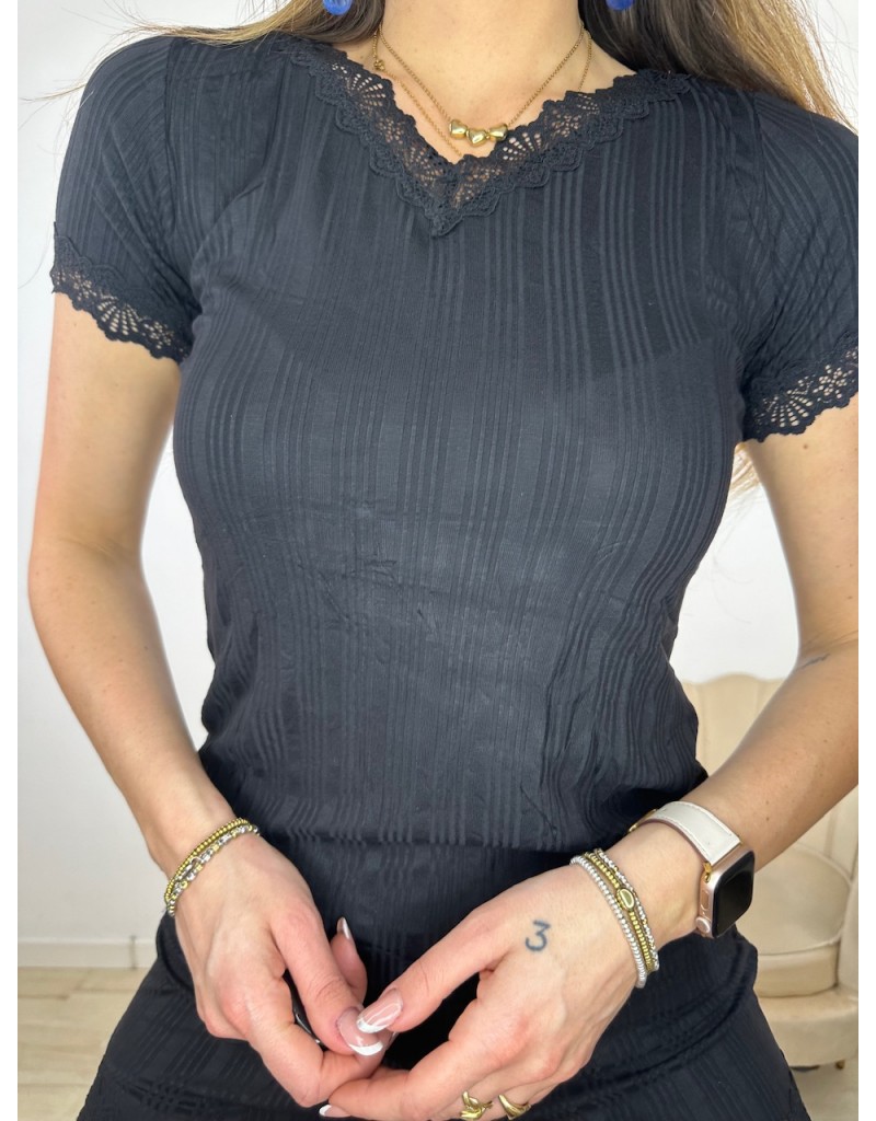 PIGIAMA CLELIA NERO