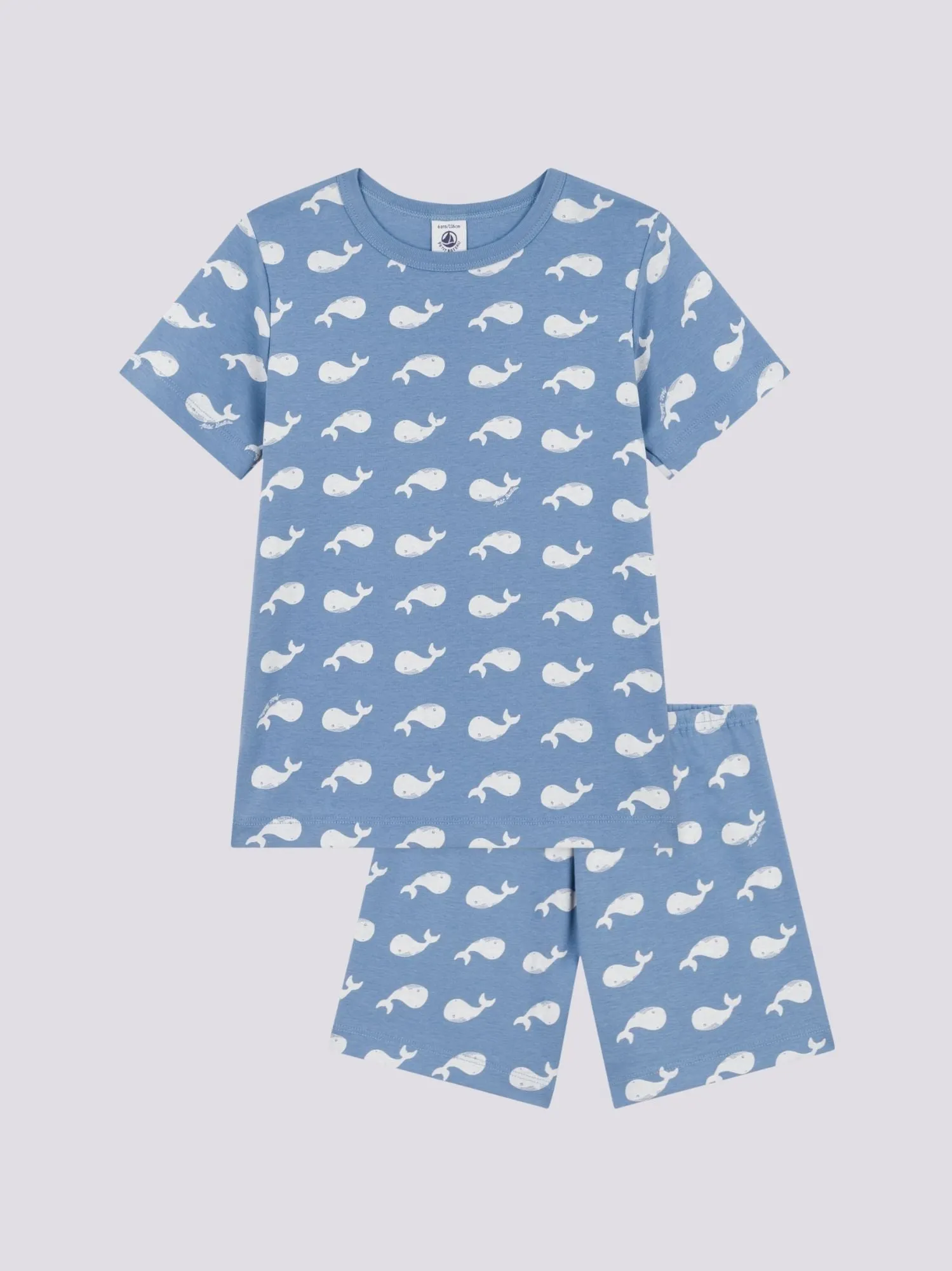 PIGIAMA SHORT IN COTONE FANTASIA BALENA BAMBINO