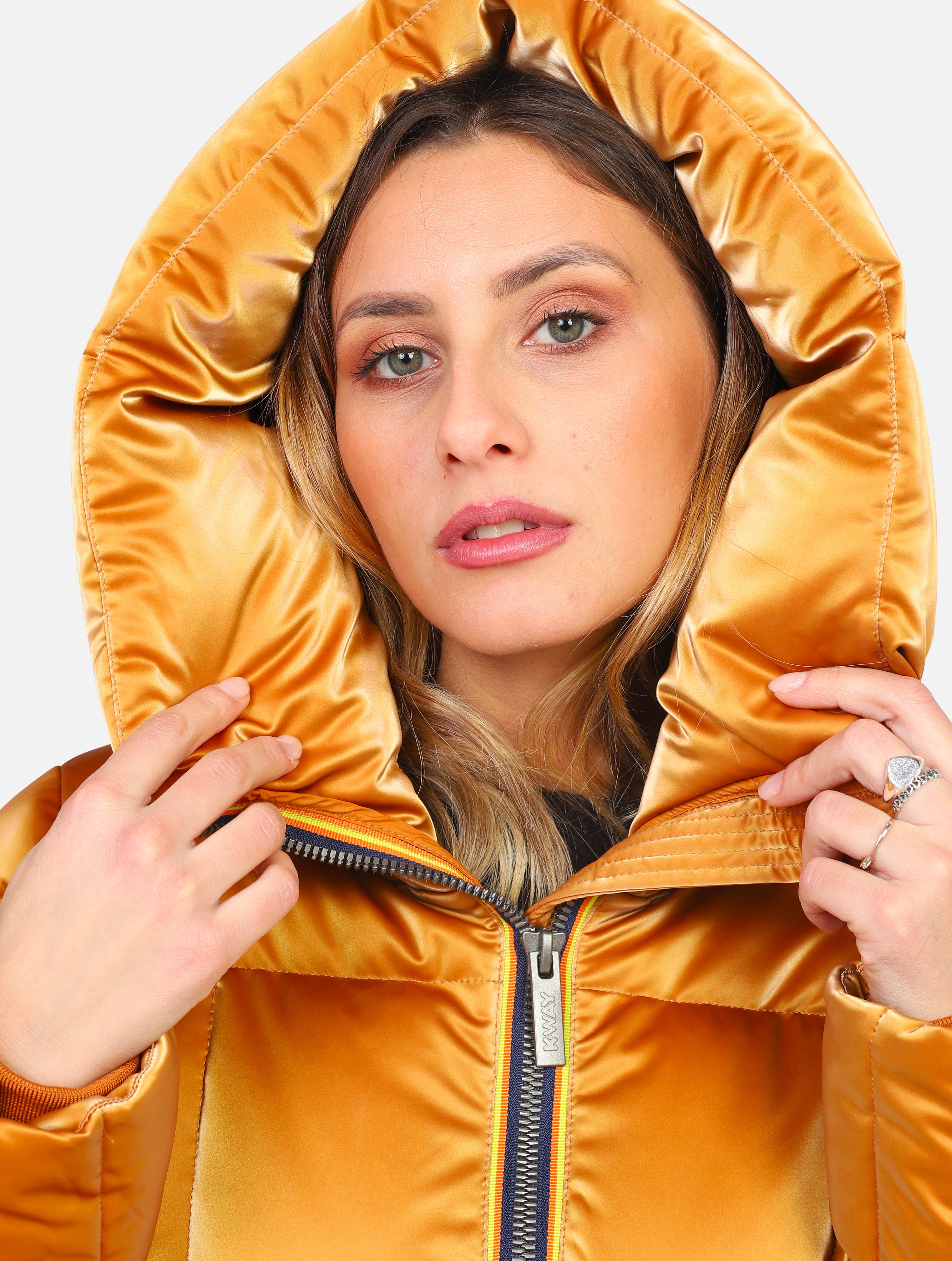 piumino K-WAY - K7122IW ORANGE METAL