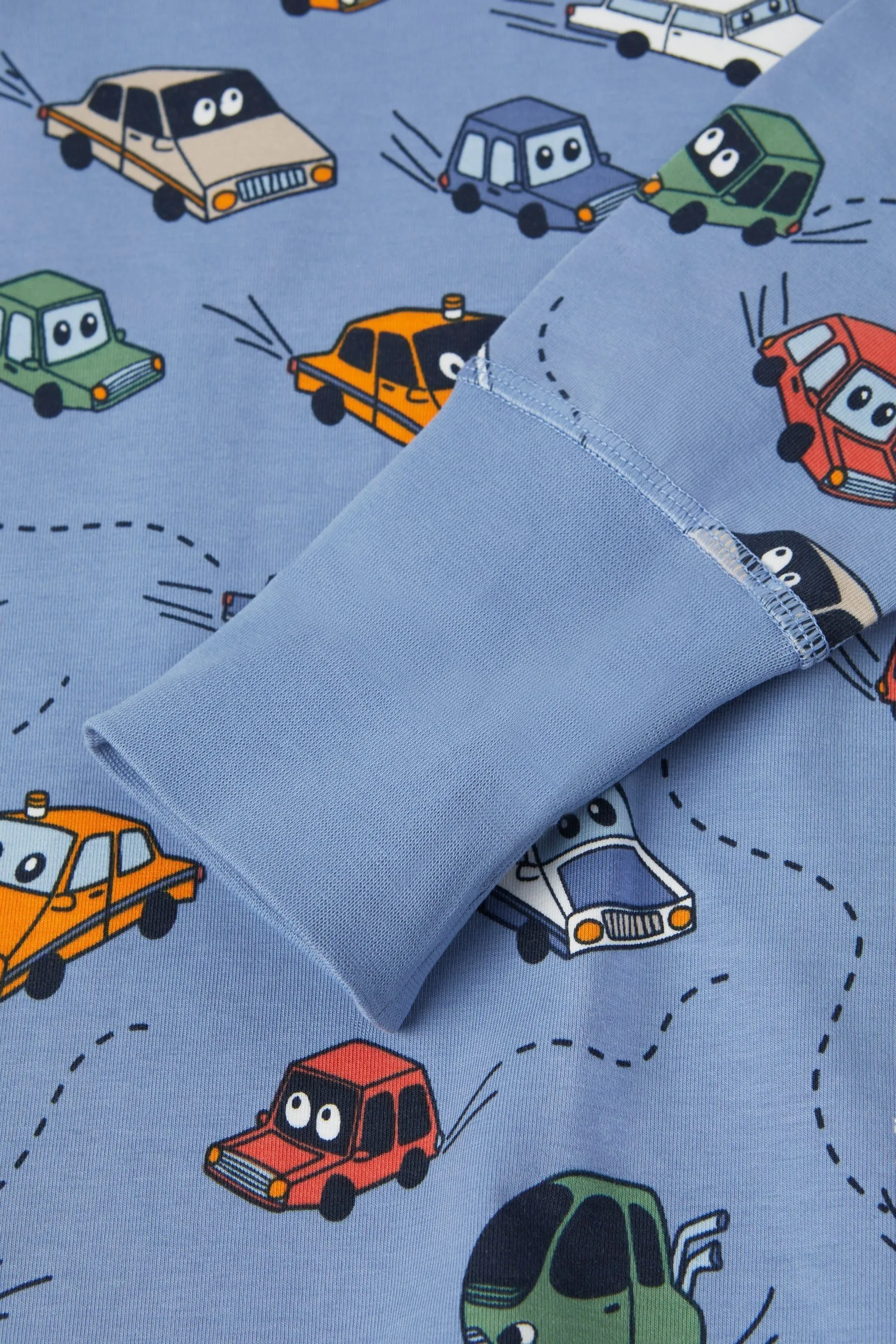 Polarn O. Pyret Organic Cotton Car Print Pyjamas    
