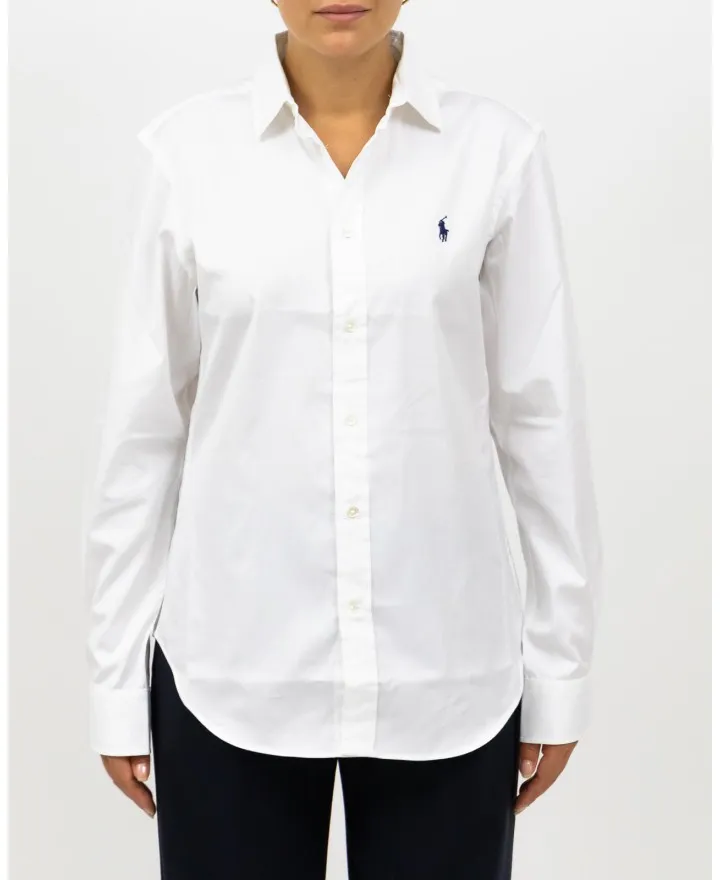 Polo Ralph Lauren - Camicia Cotone Bianca Donna