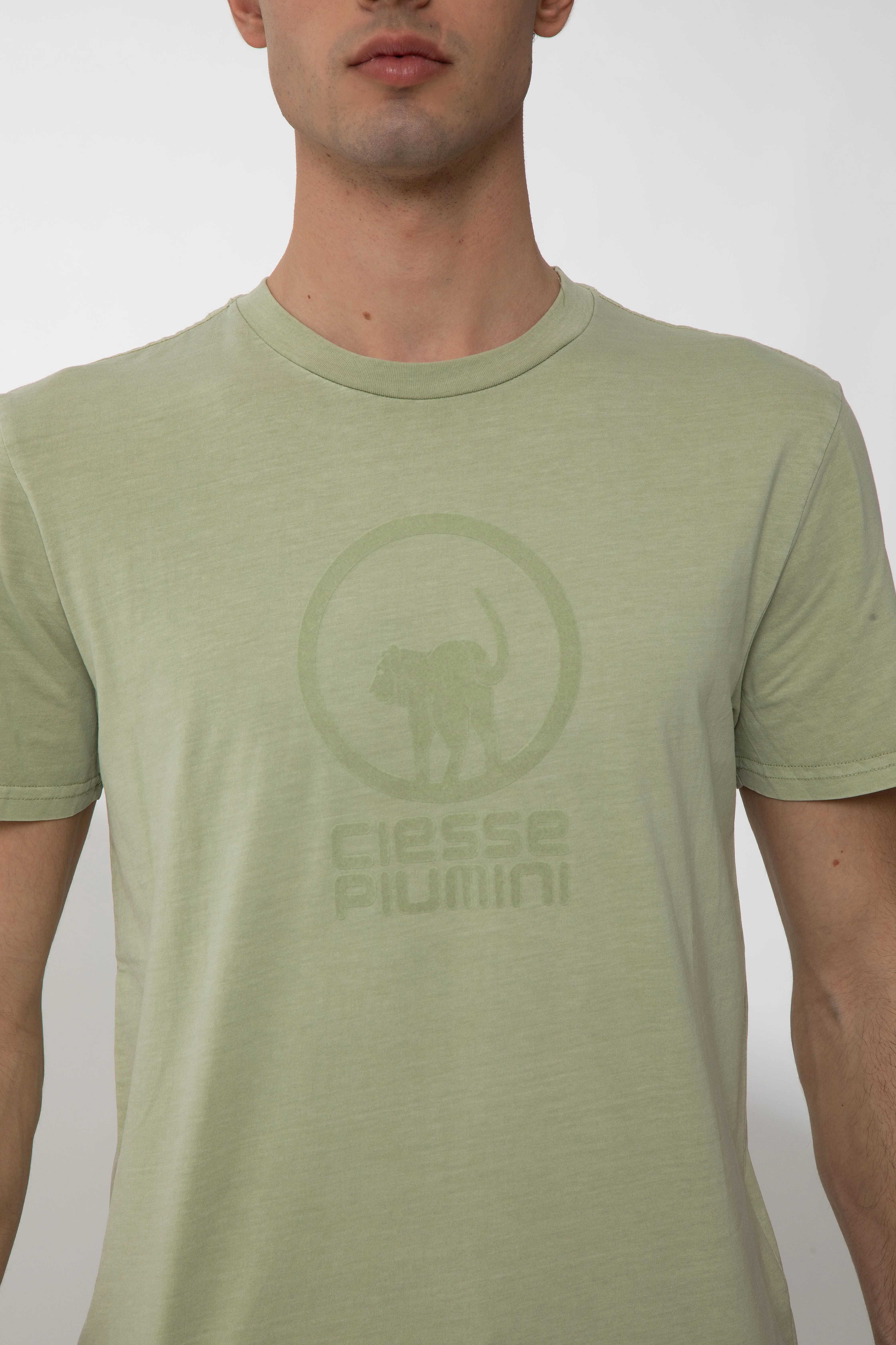 POLT – Mint green t-shirt garment dyed