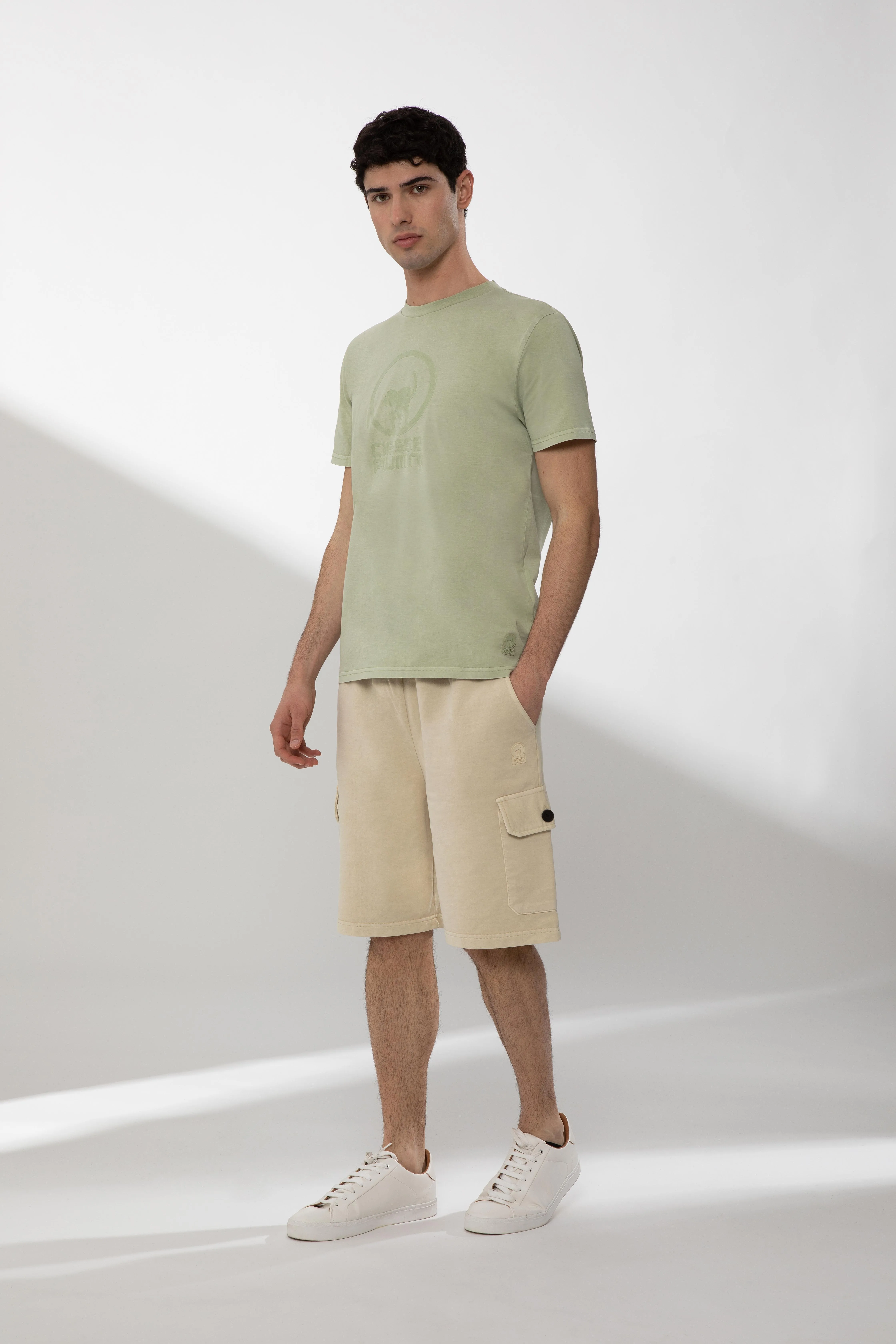 POLT – Mint green t-shirt garment dyed
