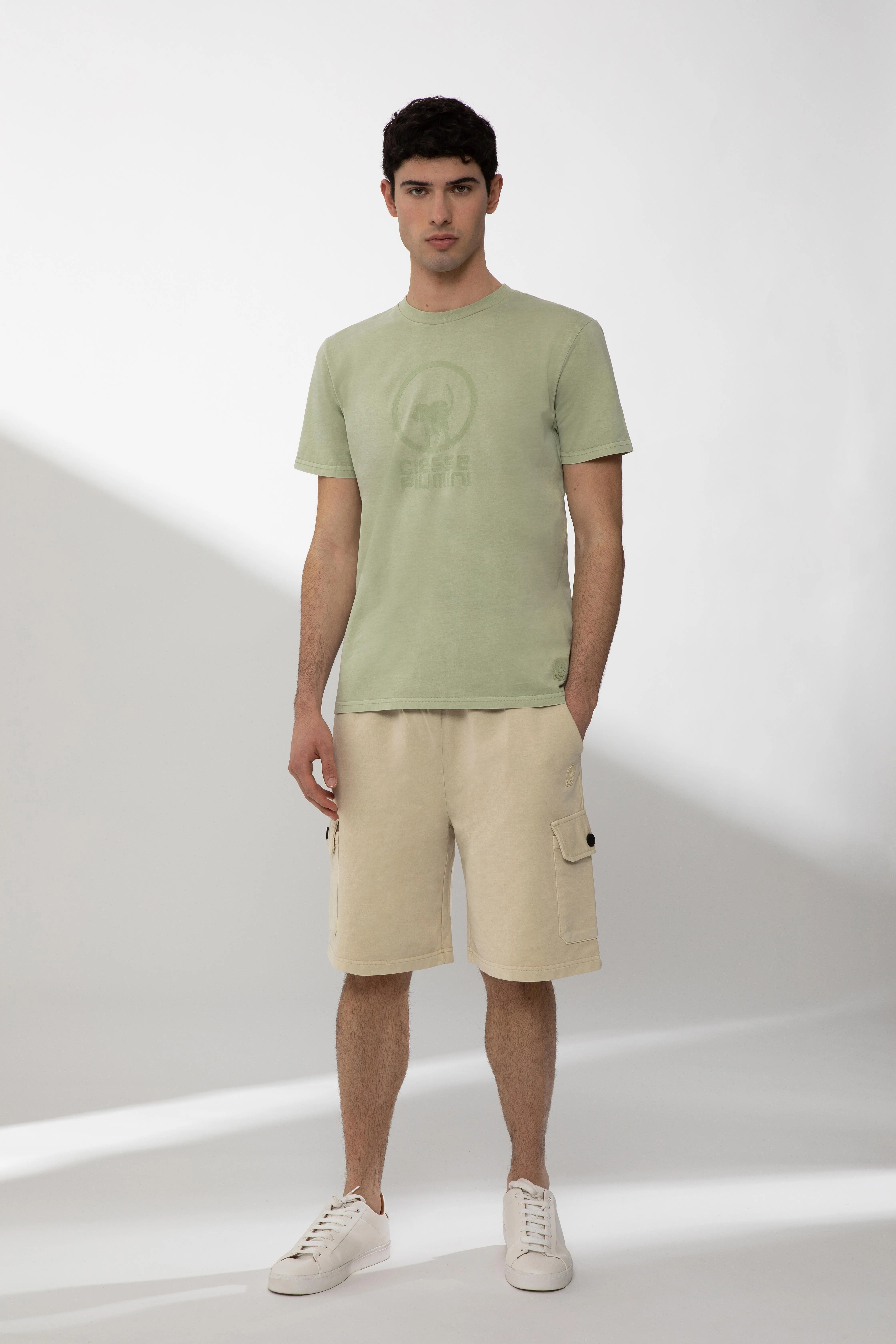 POLT – Mint green t-shirt garment dyed