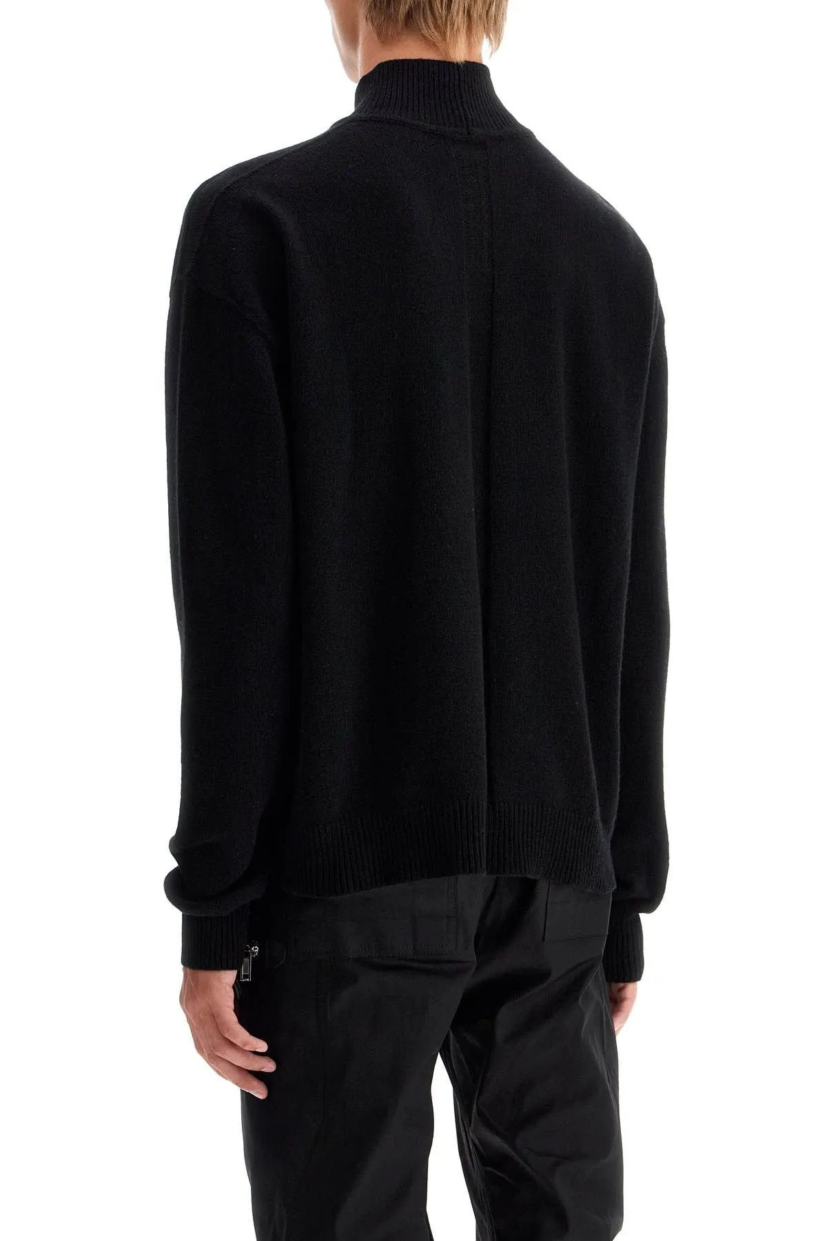 Pullover a collo alto in cachemire