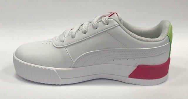 Puma girls' sneakers Carina Vivid Ps 374696 01 white