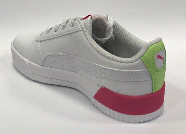 Puma girls' sneakers Carina Vivid Ps 374696 01 white