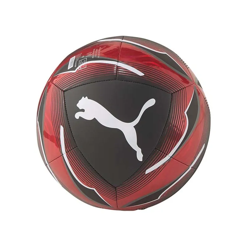 PUMA MINI PALLONE AC MILAN 2020/21 UFFICIALE SIZE 1 - ACM ICON MINI BALL - NERO/ROSSO