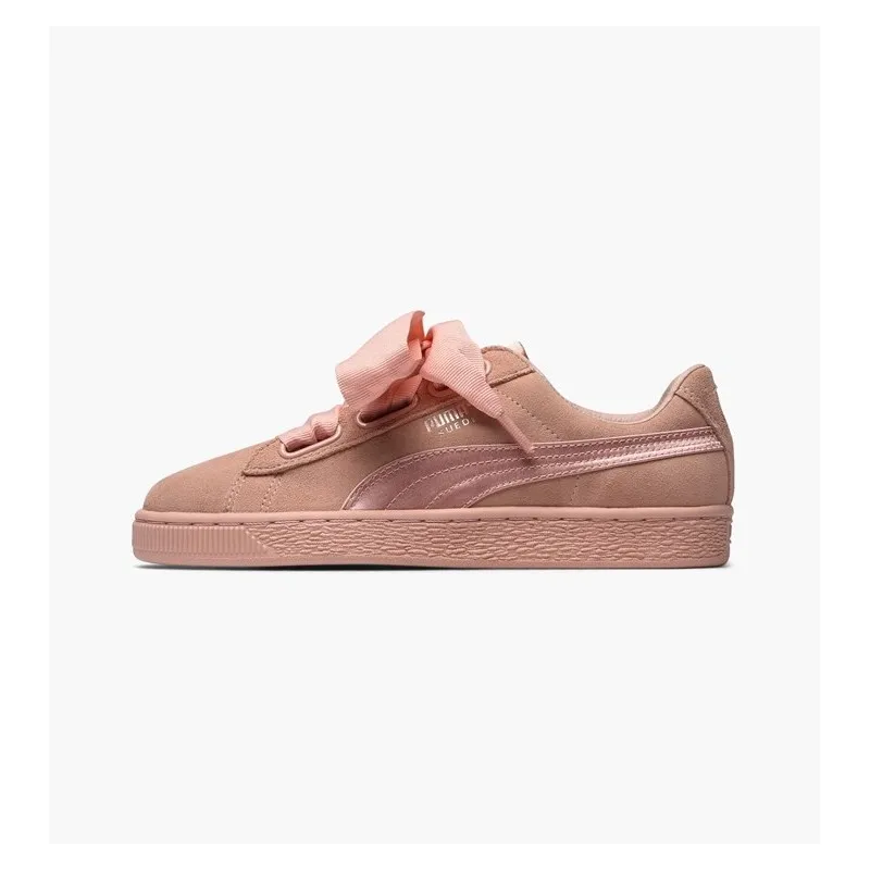 Puma Suede Heart Ep Scarpa Scamosciata Rosa Pesca Donna