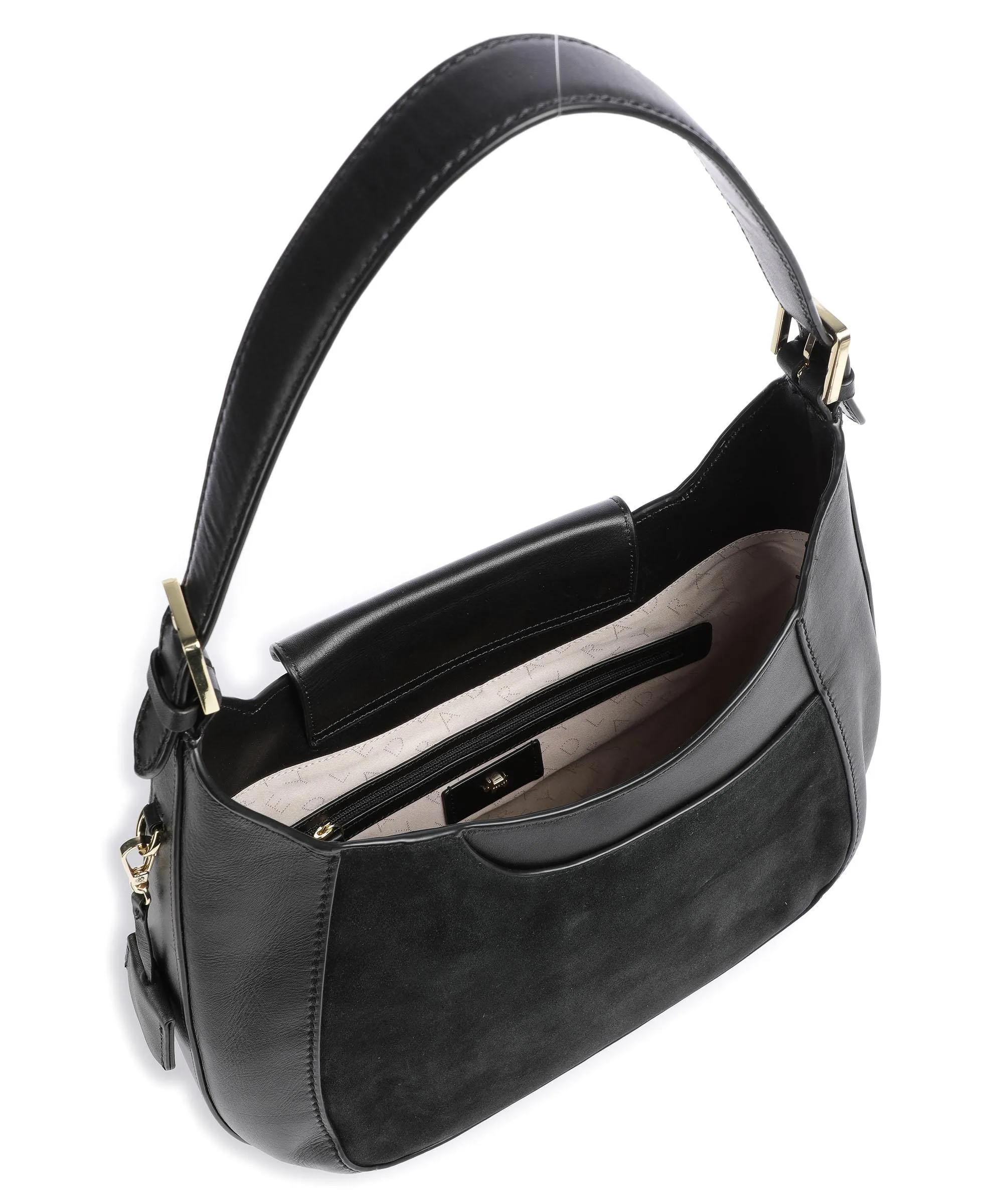  Radley London London Pockets 2.0 Borsa hobo pelle a grana fine, pelle ruvida nero  