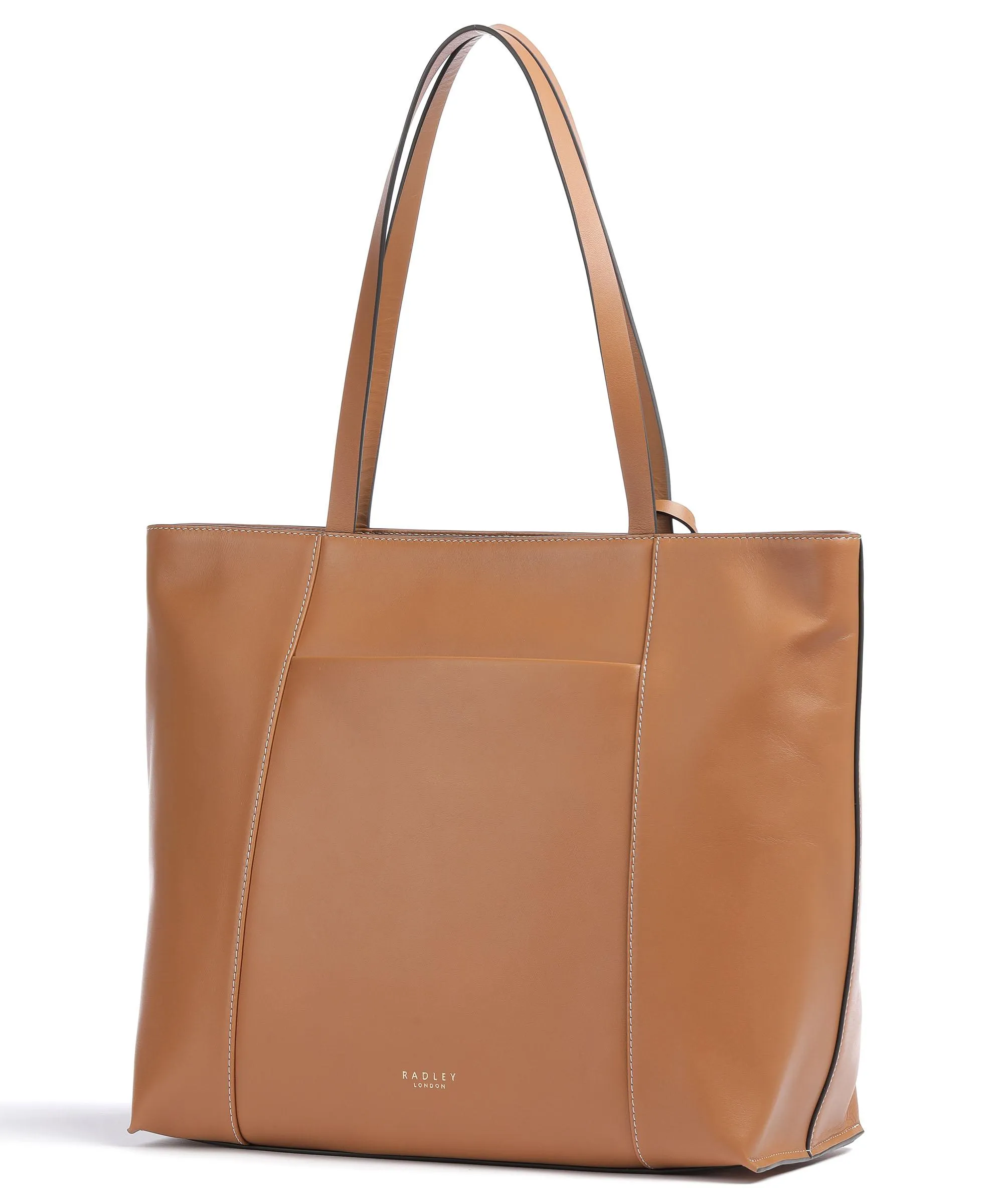  Radley London Museum Street Spring Bulbs Borsa shopper pelle liscia marrone chiaro  