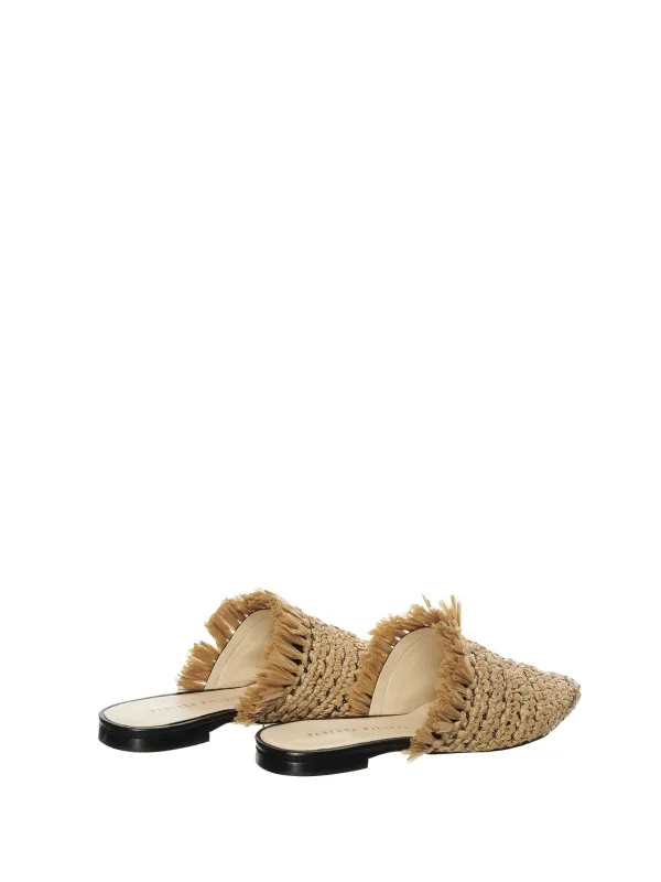 Rafia low sandals