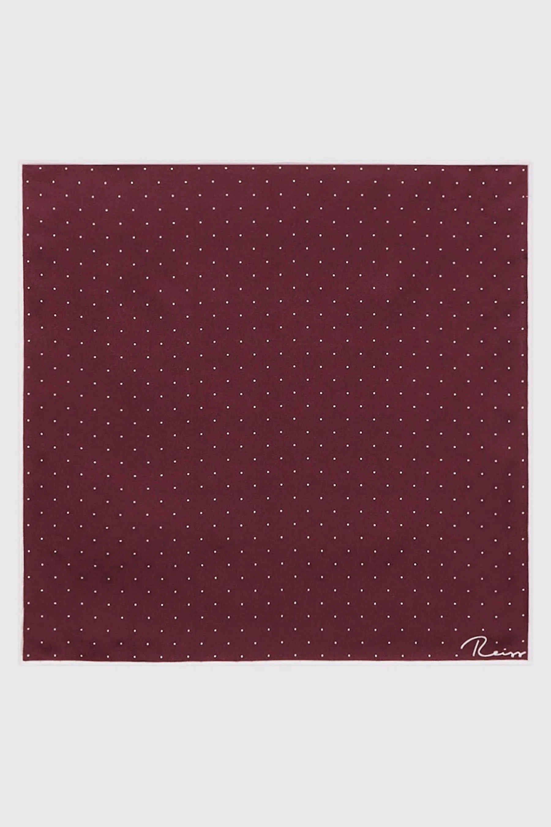 Reiss Liam Pois Silk Pocket Square    