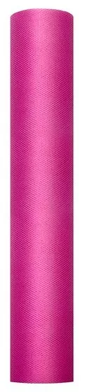 Runner da tavolo in tulle fucsia 30 x 900 cm