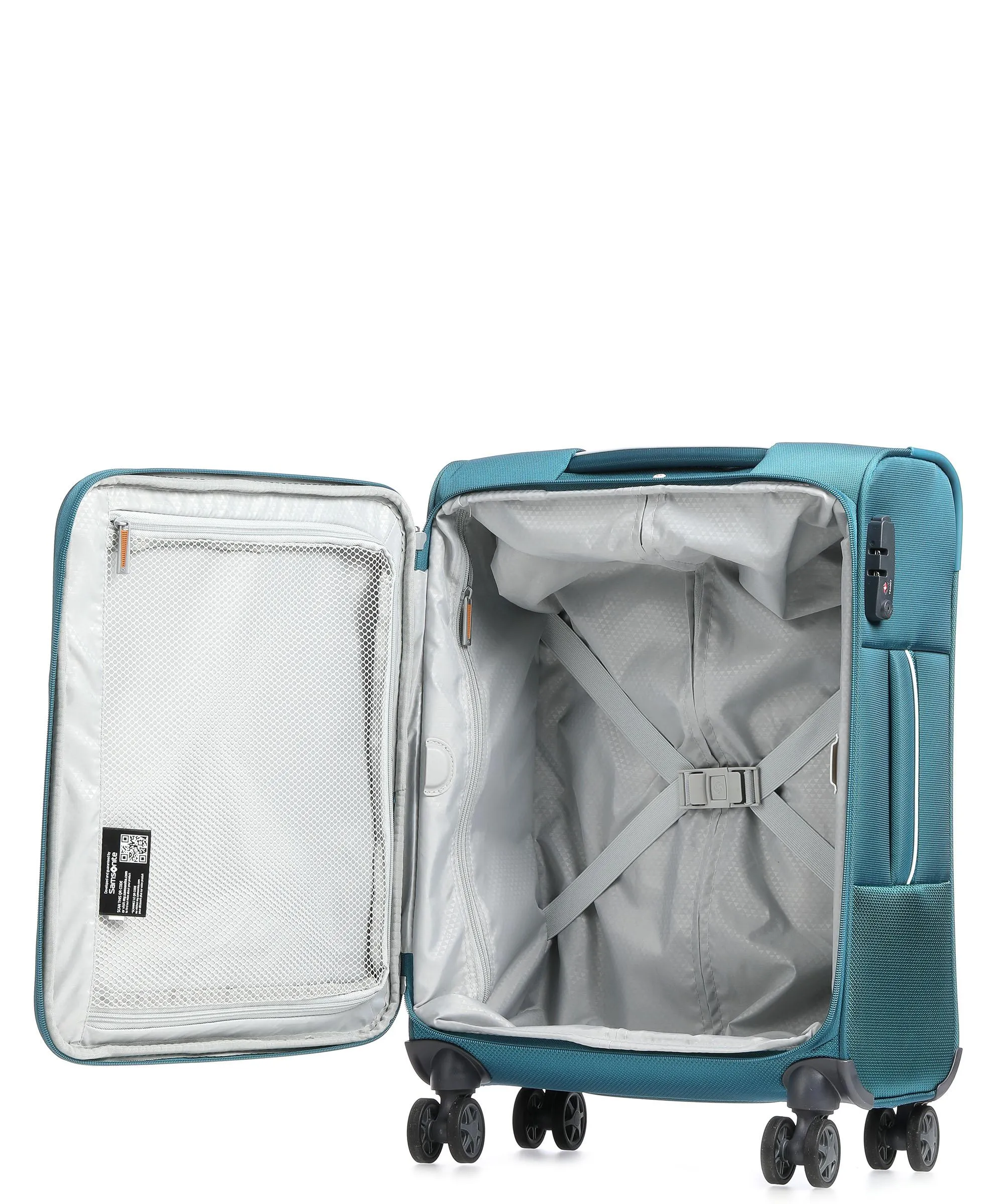 Samsonite Popsoda Valigia trolley (4 ruote) petrol 55 cm  