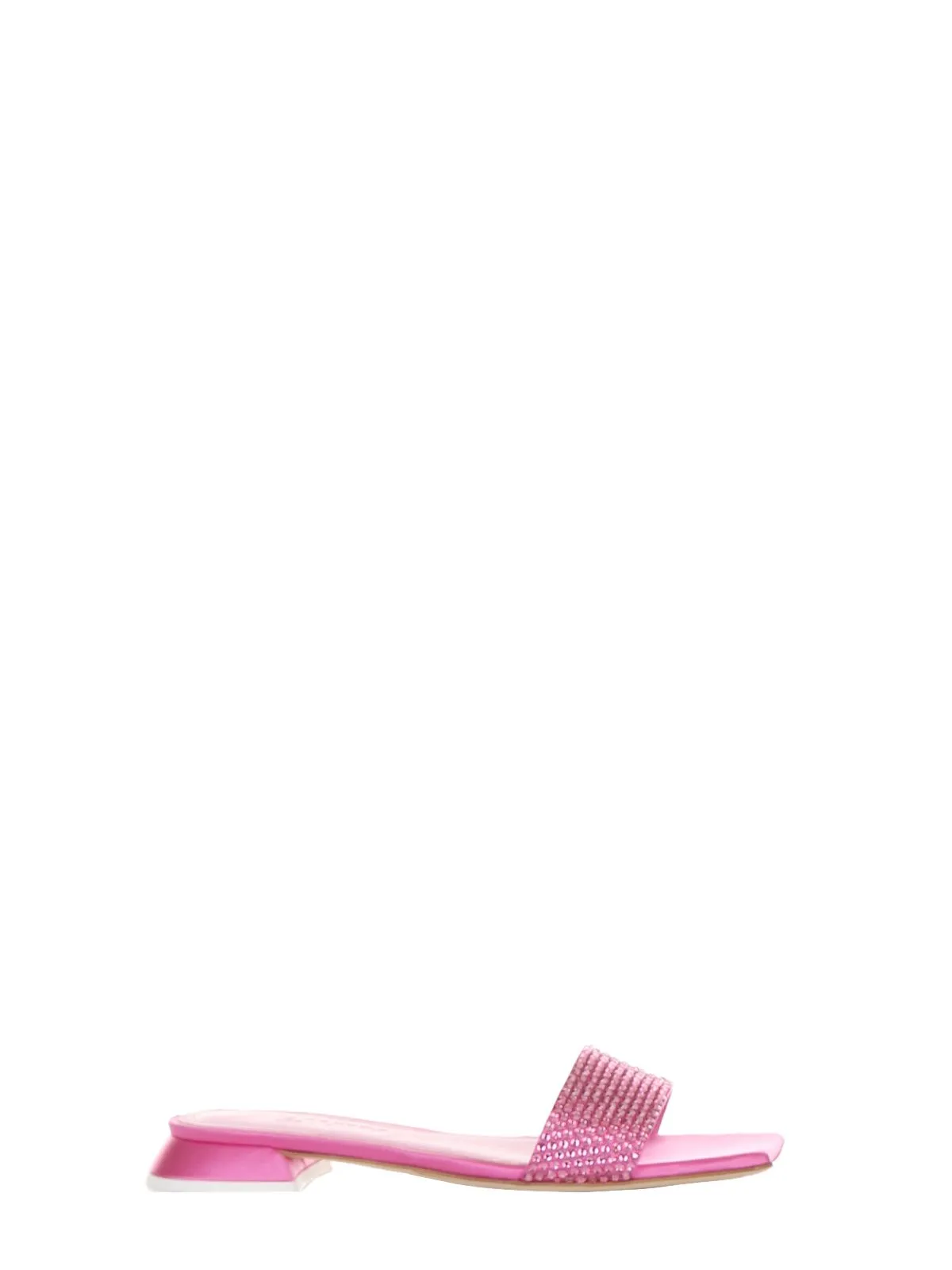 SANDALI BASSI "PARIS 015 KIMI" IN SATIN FUCSIA