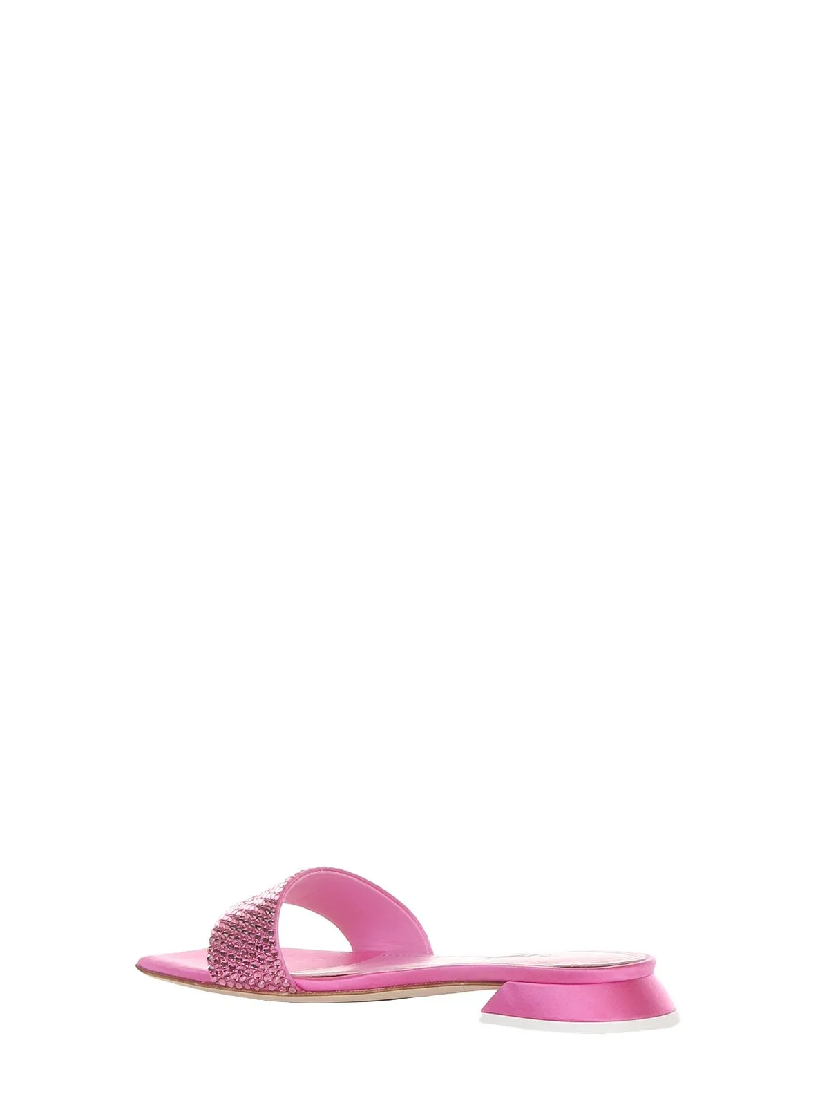 SANDALI BASSI "PARIS 015 KIMI" IN SATIN FUCSIA