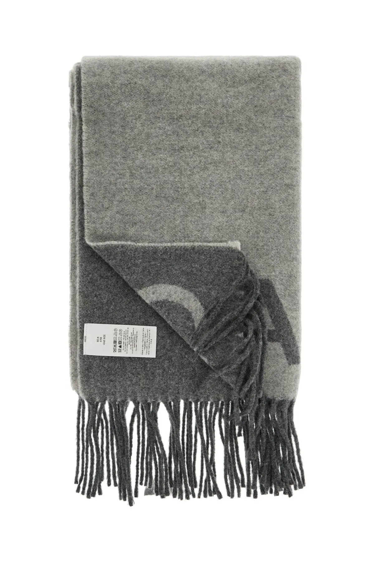 Sciarpa con logo jacquard