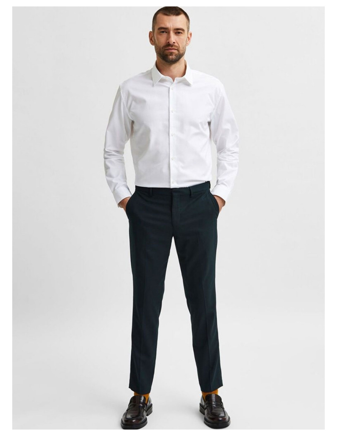 SELECTED CAMICIA UOMO SLHREGETHAN SHIRT LS CLASSIC