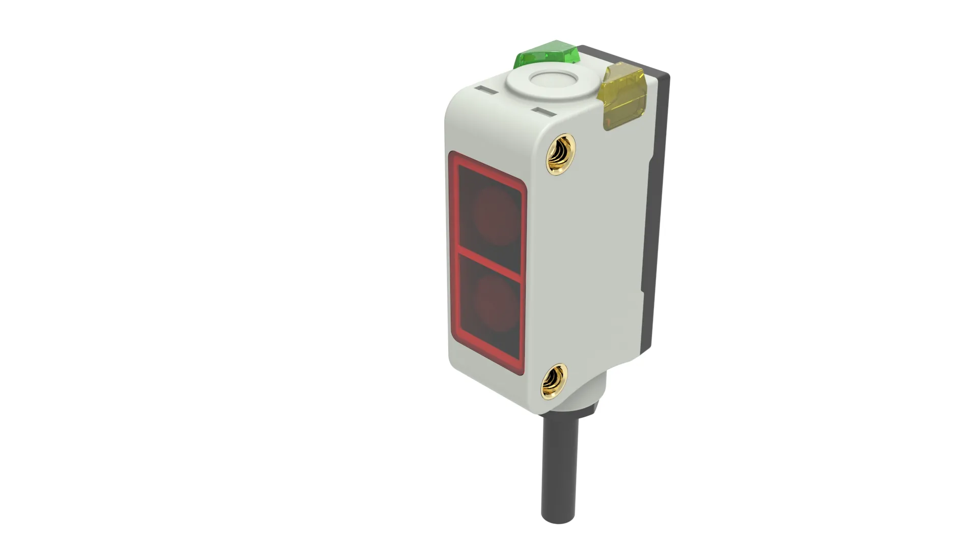 Sensore fotoelettrico Rettangolare RS PRO, Attraverso il fascio, rilevamento 10 m, uscita Non applicabile