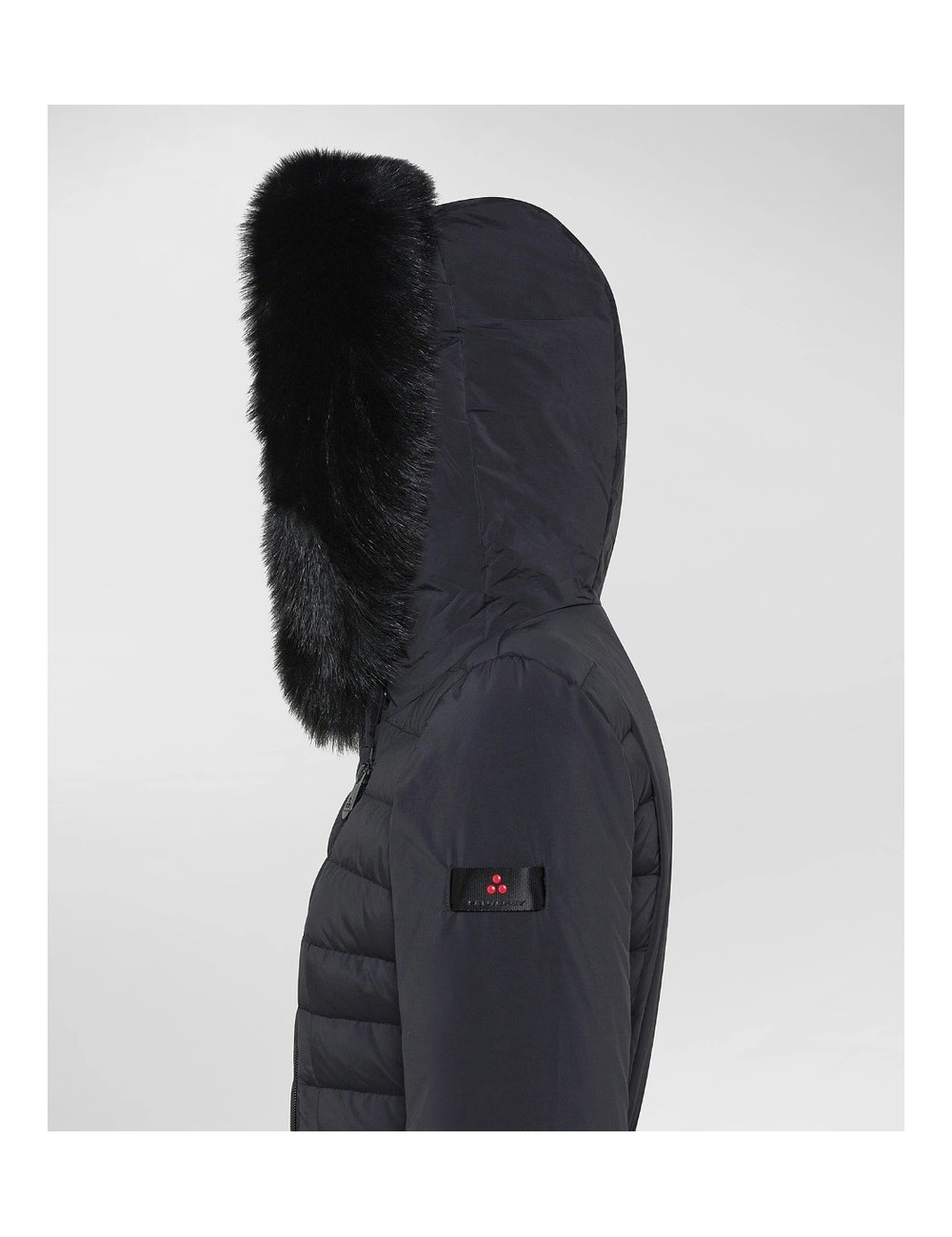 SERIOLA 808 PIUMINO LUNGO SLIM PEUTEREY DONNA PELLICCIA GIUBBOTTO GIUBBINO PARKA