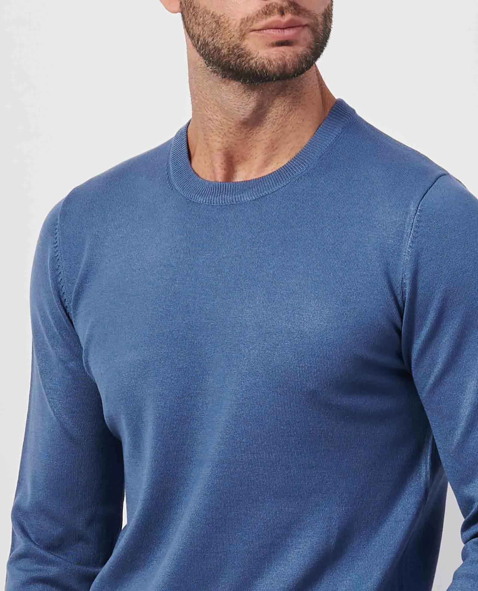 SETTE/MEZZO      Maglione uomo Settemezzo basic girocollo