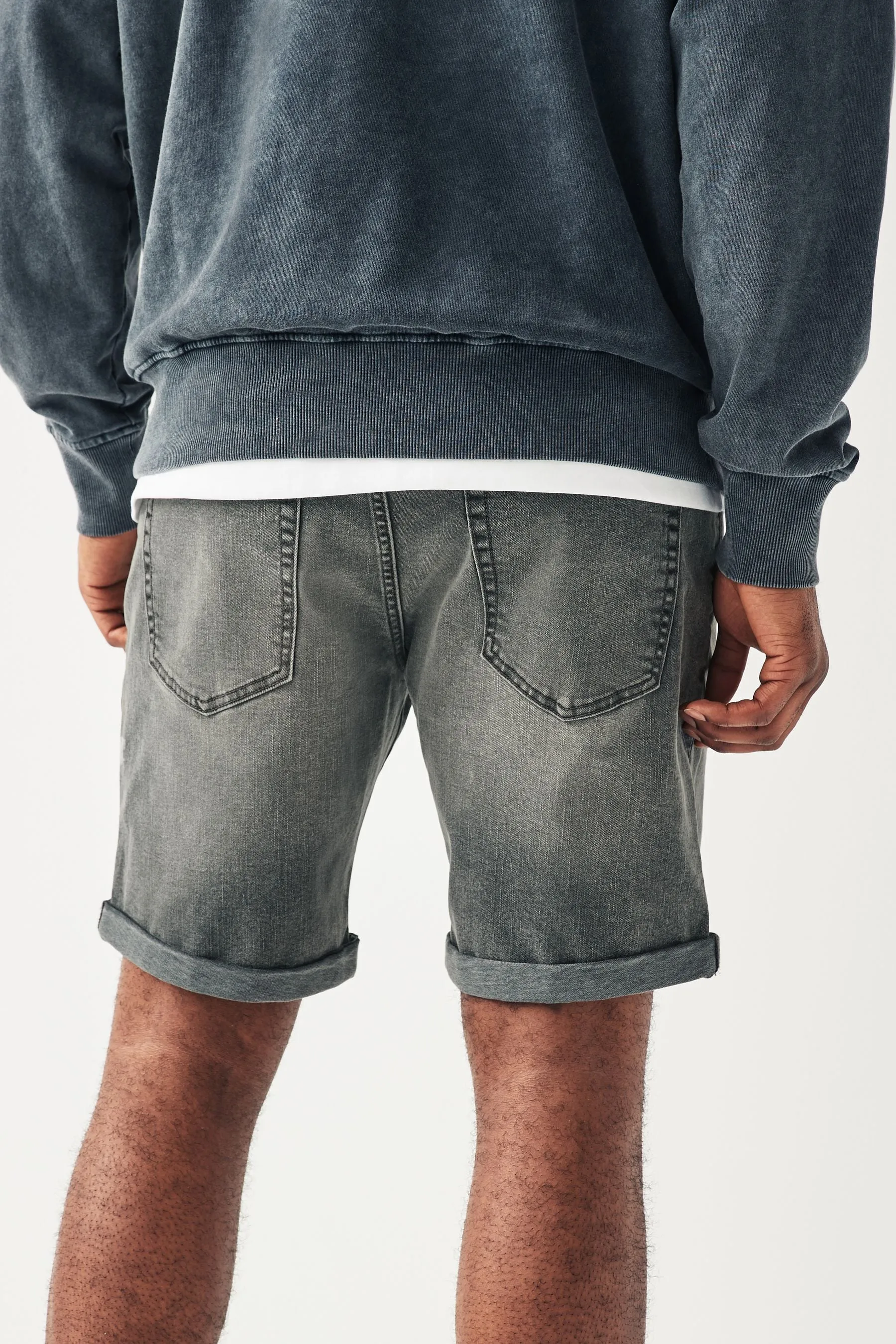 Shorts Denim elasticizzati