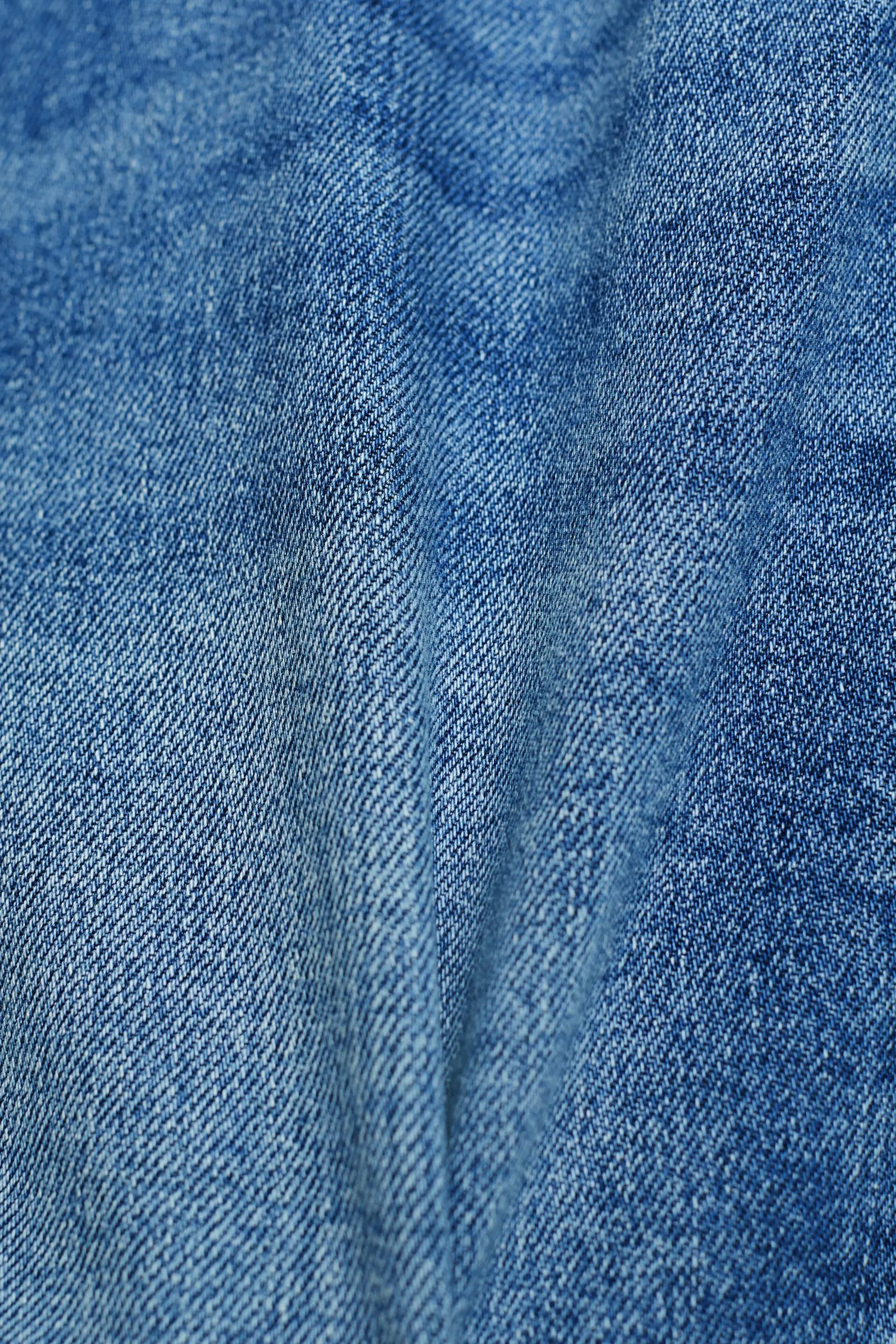 Shorts in denim a vita media