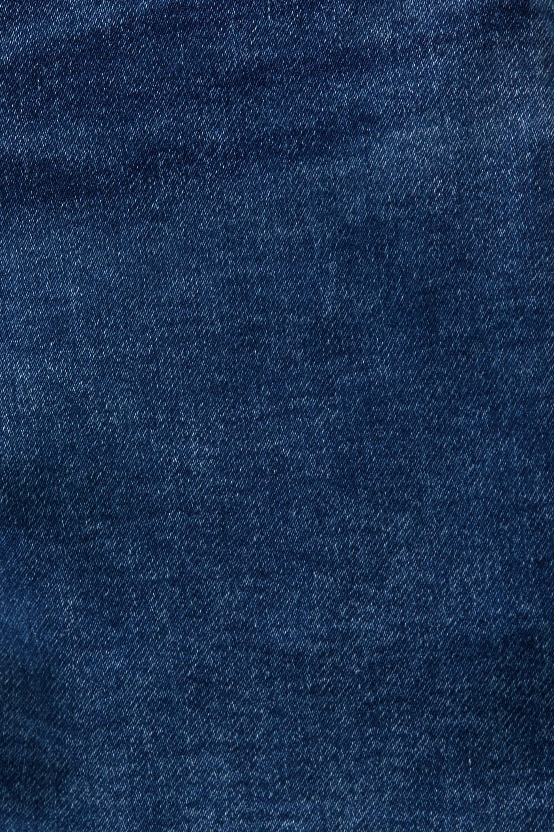Shorts in denim di misto cotone biologico