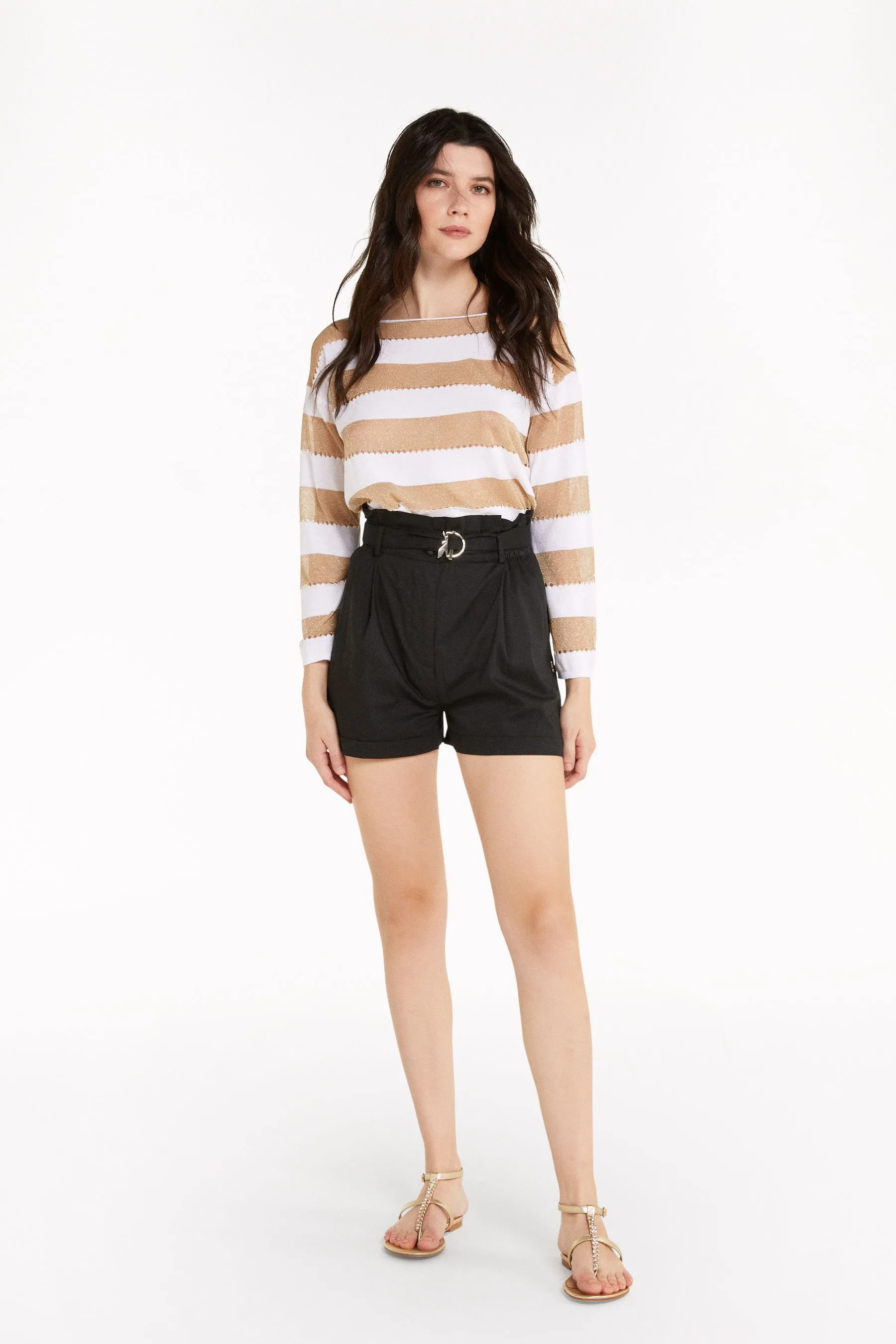 Shorts in popeline