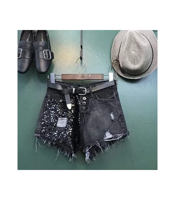 Shorts pailettes Hettes