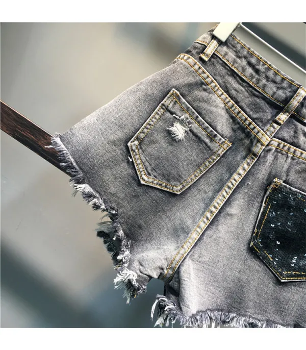 Shorts pailettes Hettes