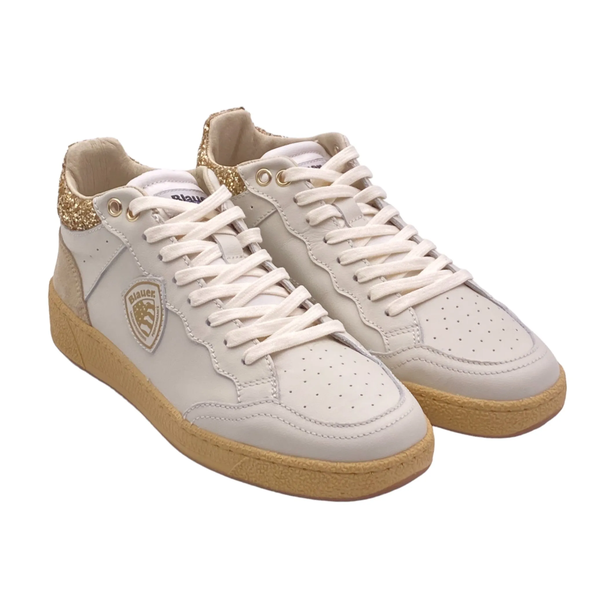 Sneaker Donna Blauer S4OLYMPIA10/GLI WHITE/PLATINO