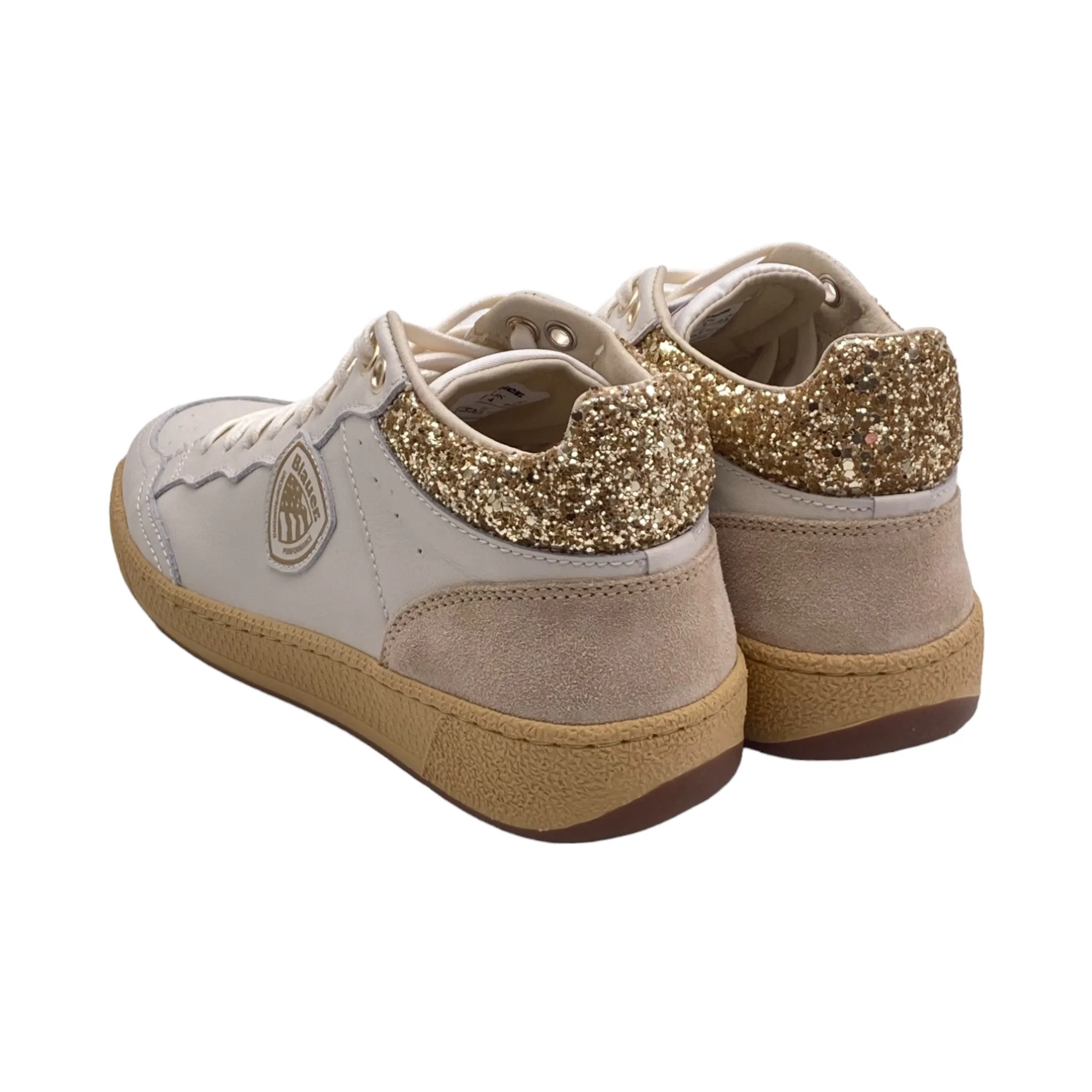 Sneaker Donna Blauer S4OLYMPIA10/GLI WHITE/PLATINO