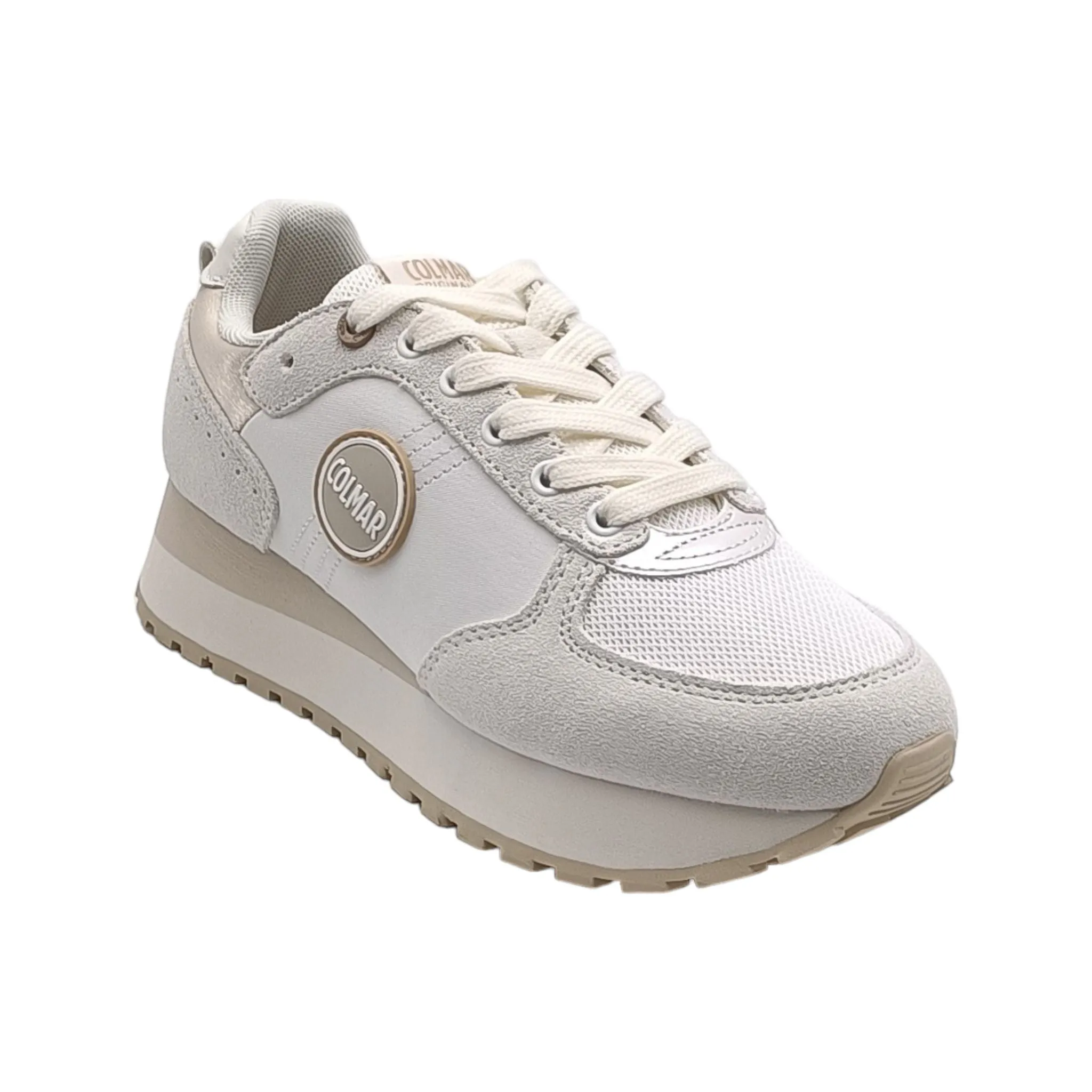 Sneaker Donna Colmar TRAVIS AUTHENTIC white/beige