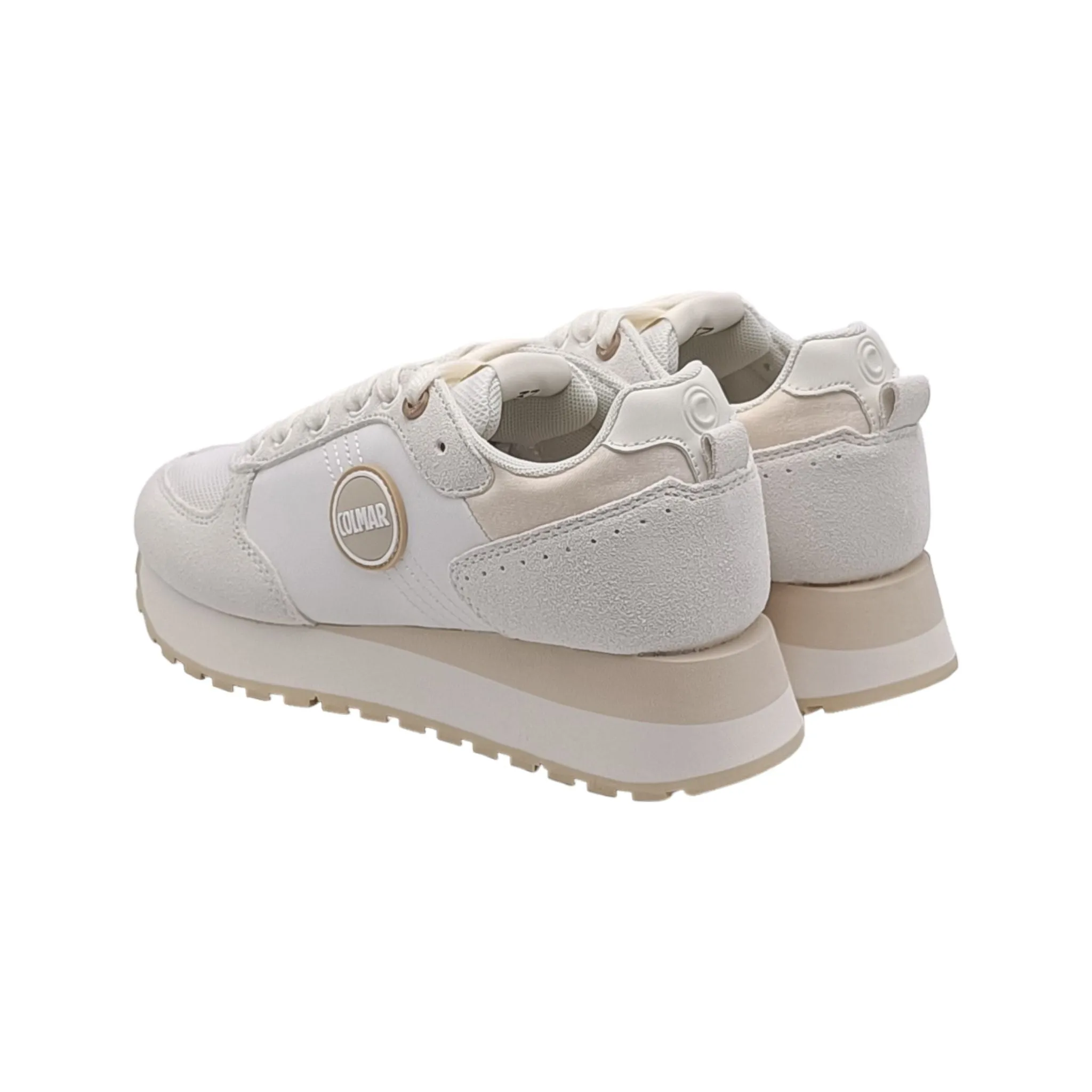 Sneaker Donna Colmar TRAVIS AUTHENTIC white/beige