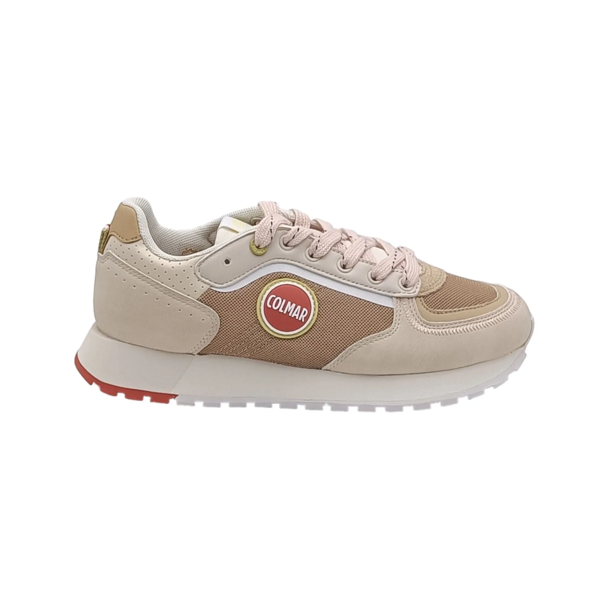 Sneaker Donna Colmar TRAVIS TOASTY beige-coral-light pink