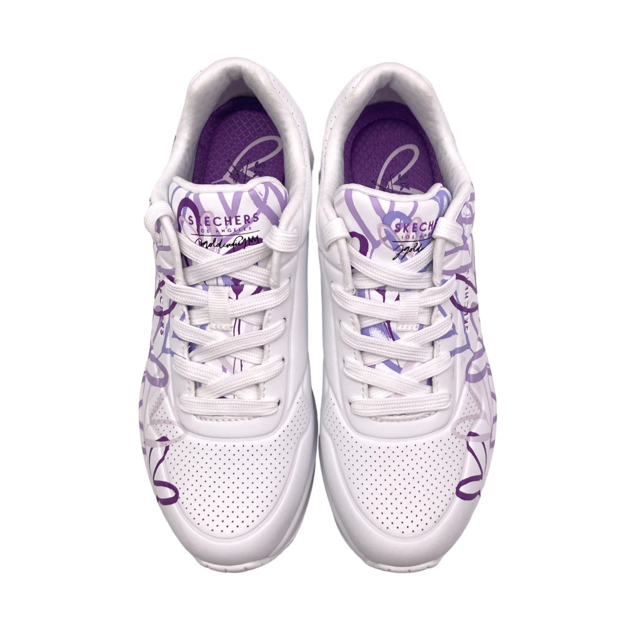 Sneaker Donna ecopelle Skechers 155507 WLPR