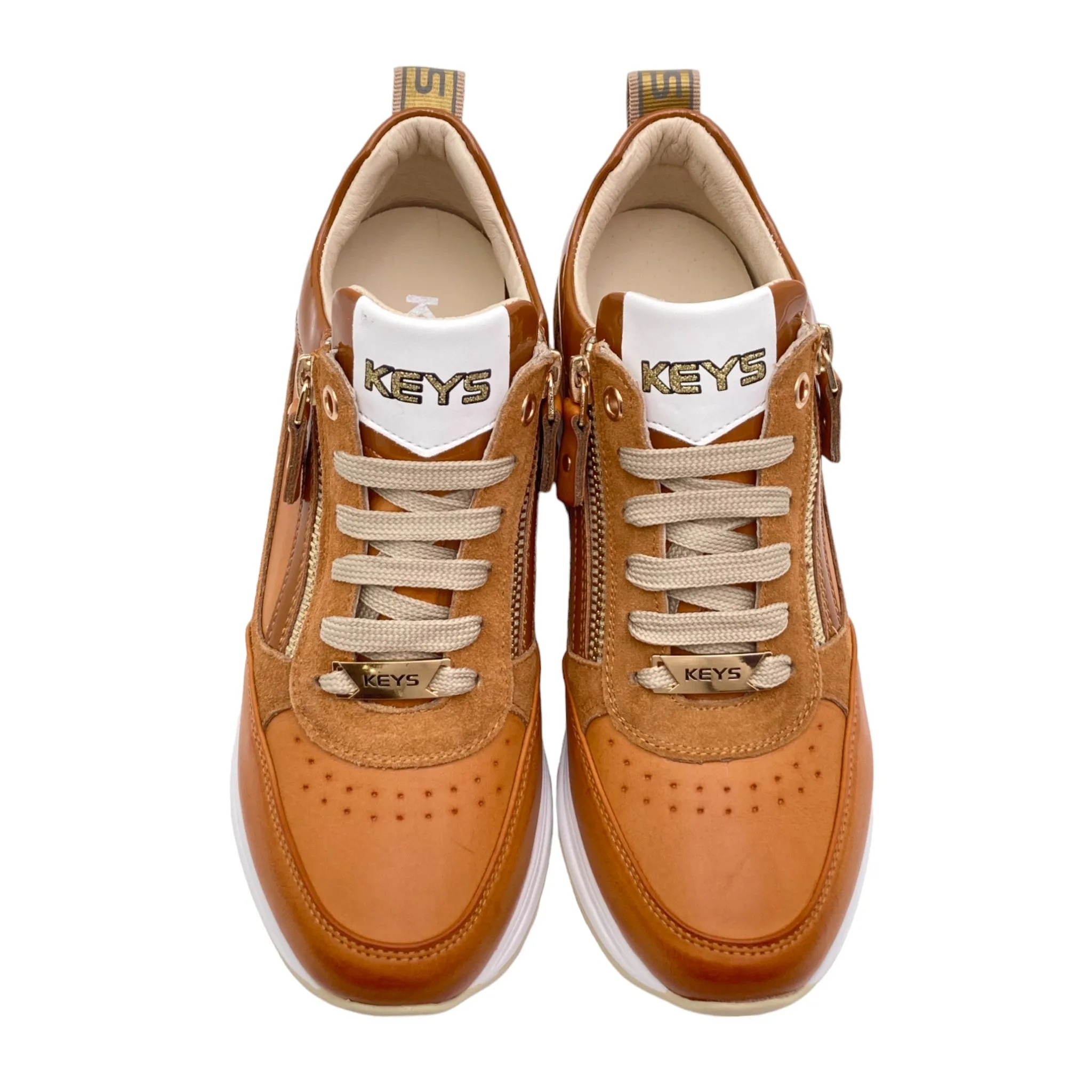 Sneaker Donna Keys K-9027 cuoio
