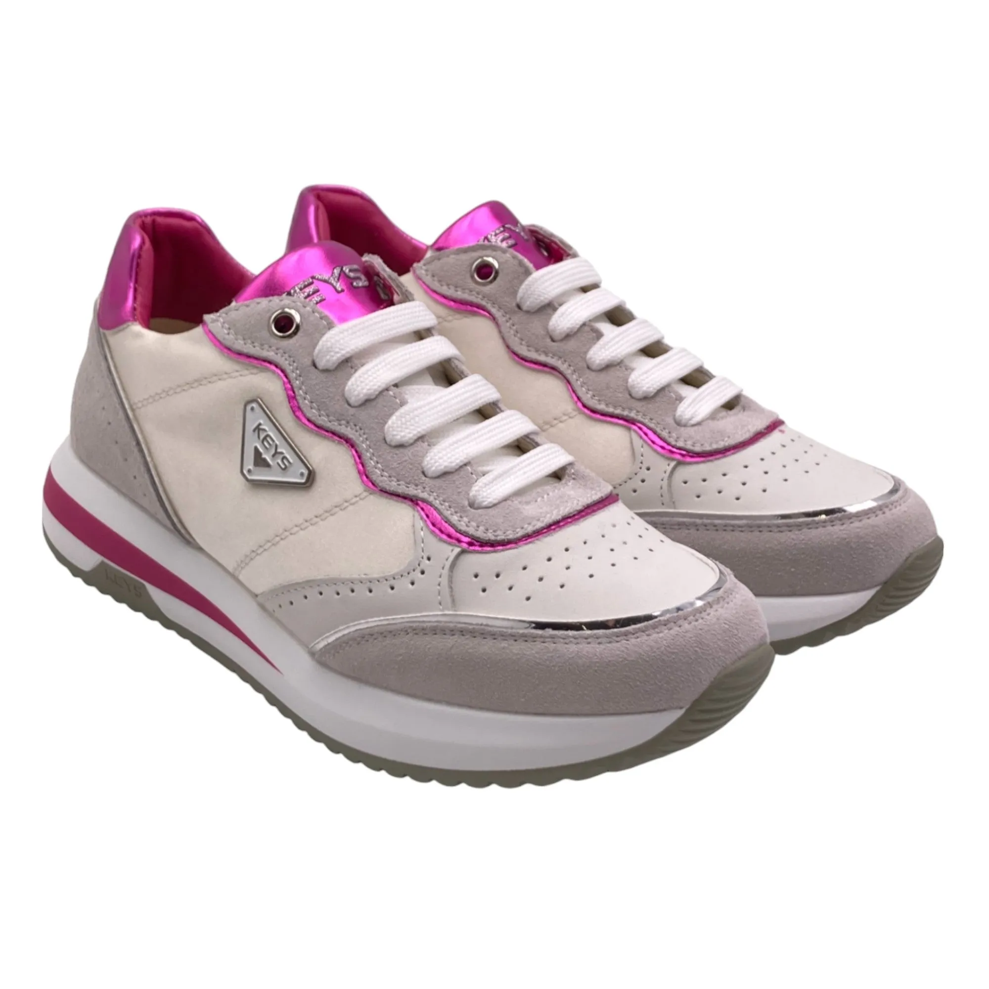 Sneaker Donna Keys K-9232 purity/white/fuxia