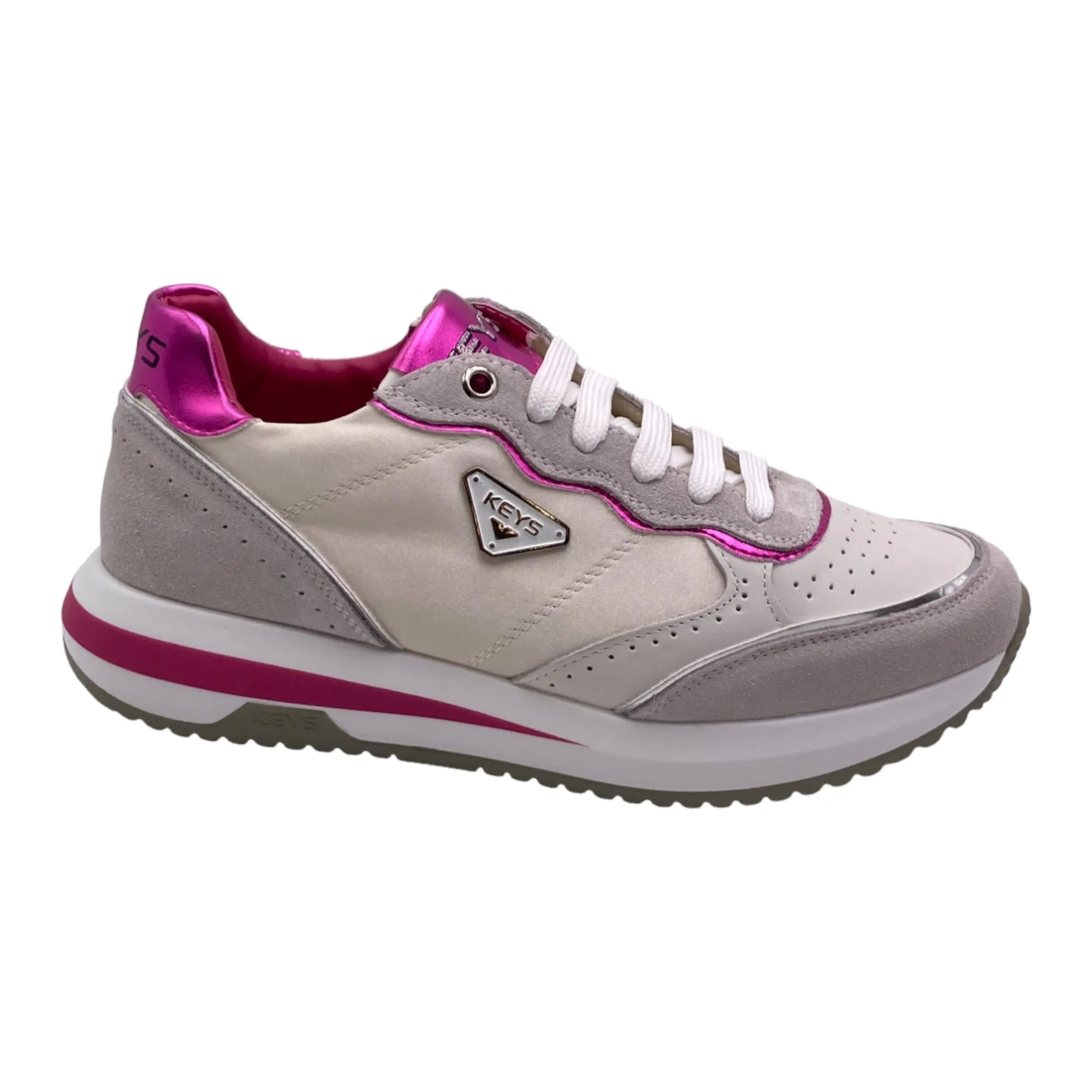 Sneaker Donna Keys K-9232 purity/white/fuxia